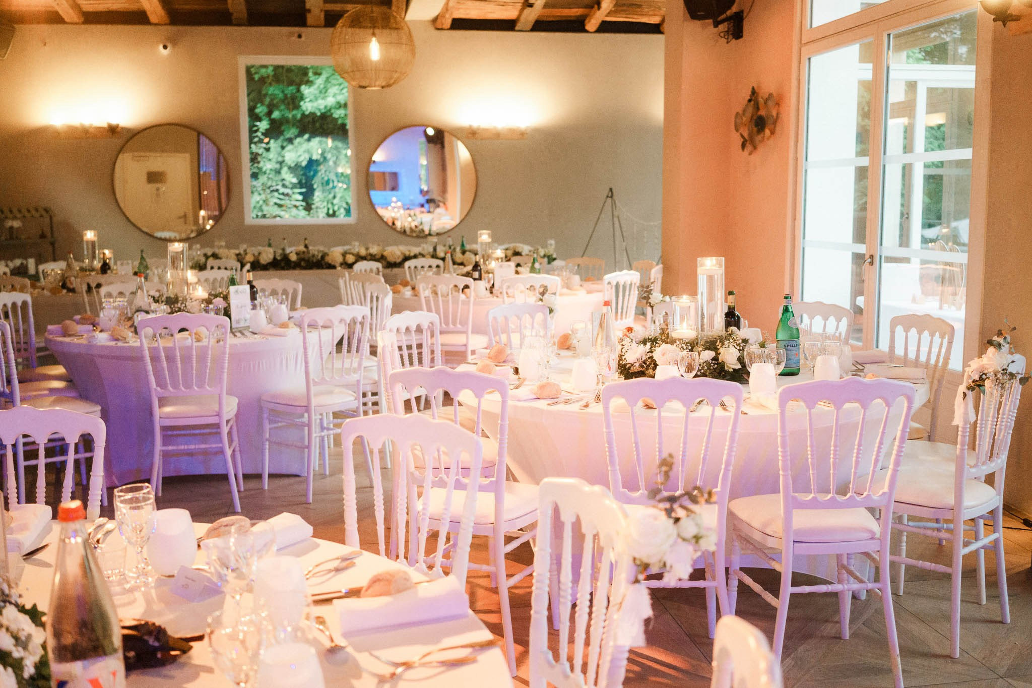 K& F, destination wedding photographer in L’Orangerie de l’Orée du Bois, France