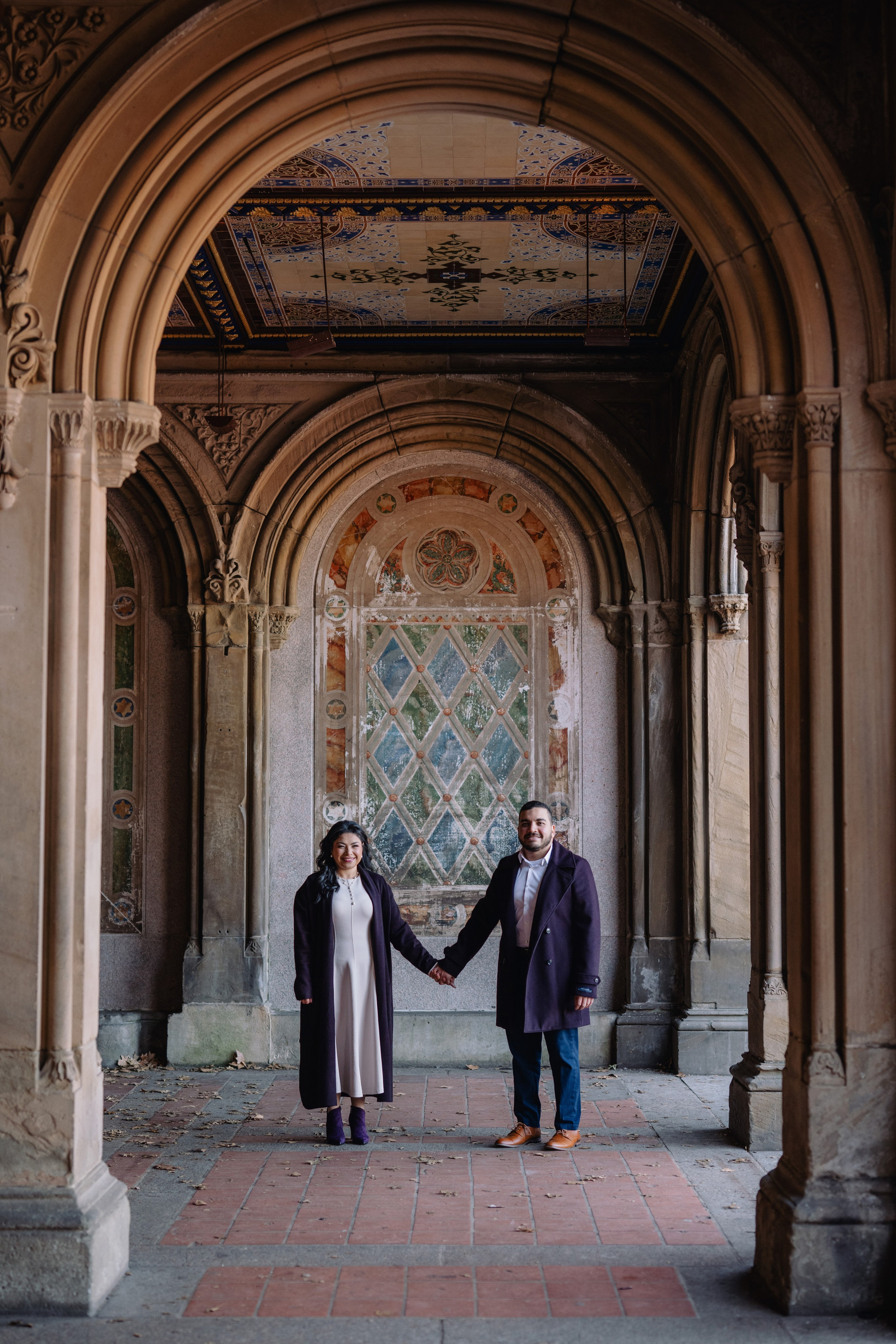 Marina and Mina | Central Park Engagement Session