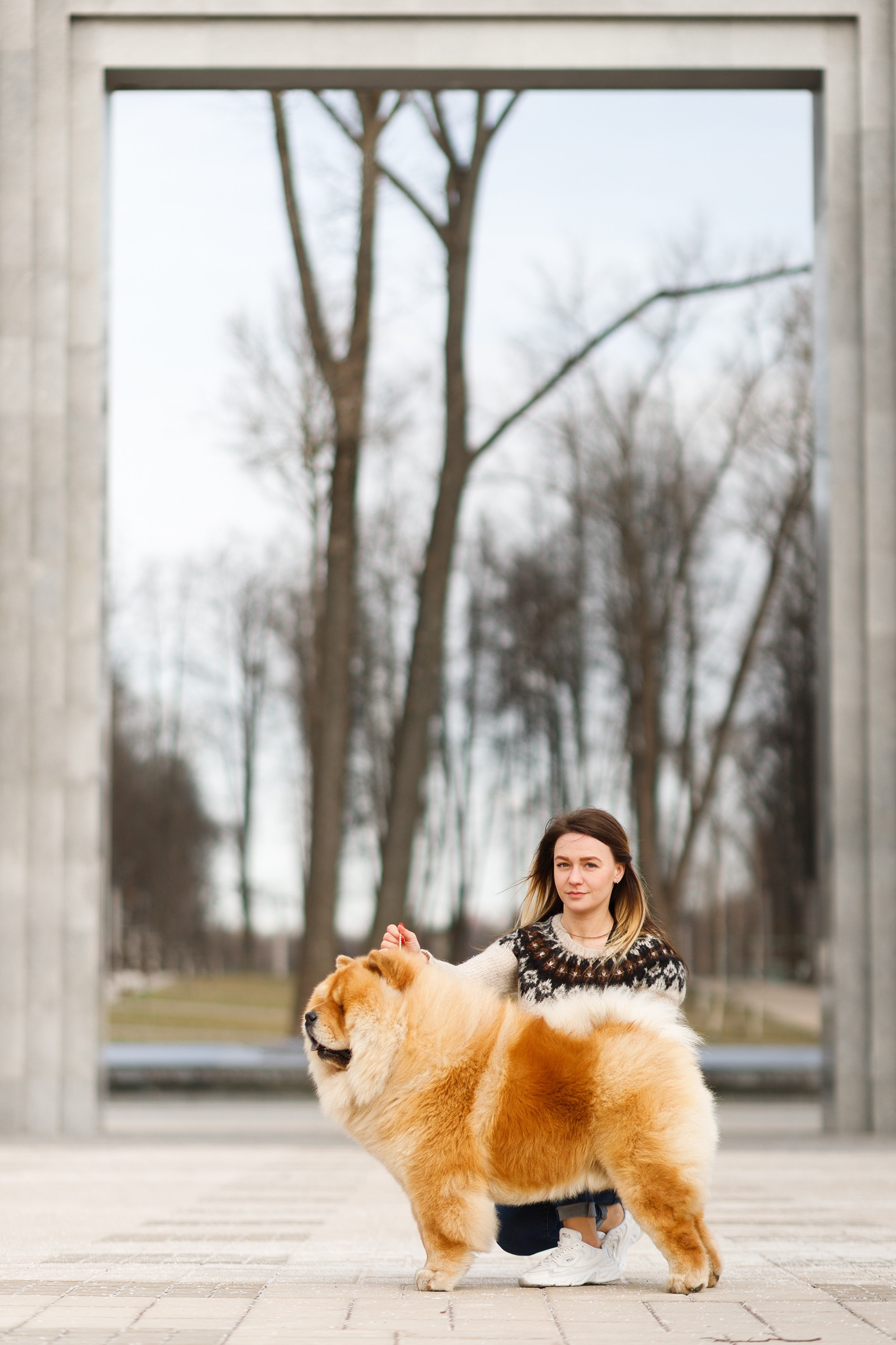 Autumn photo day for dog handler. Kaja | fotograf we Wrocławiu | ludzie i psy