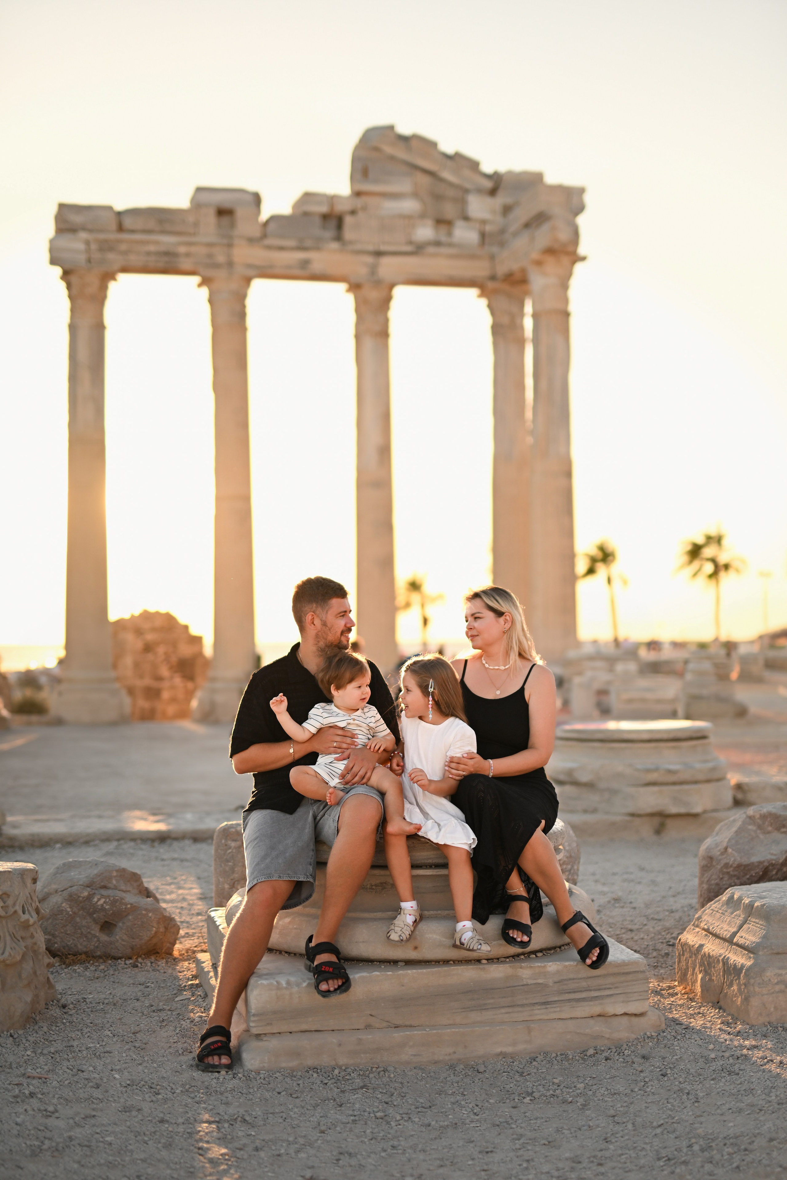 Семейные съемки в античном Сиде. Photographer in Alanya, Side, Manavgat. Türkiye