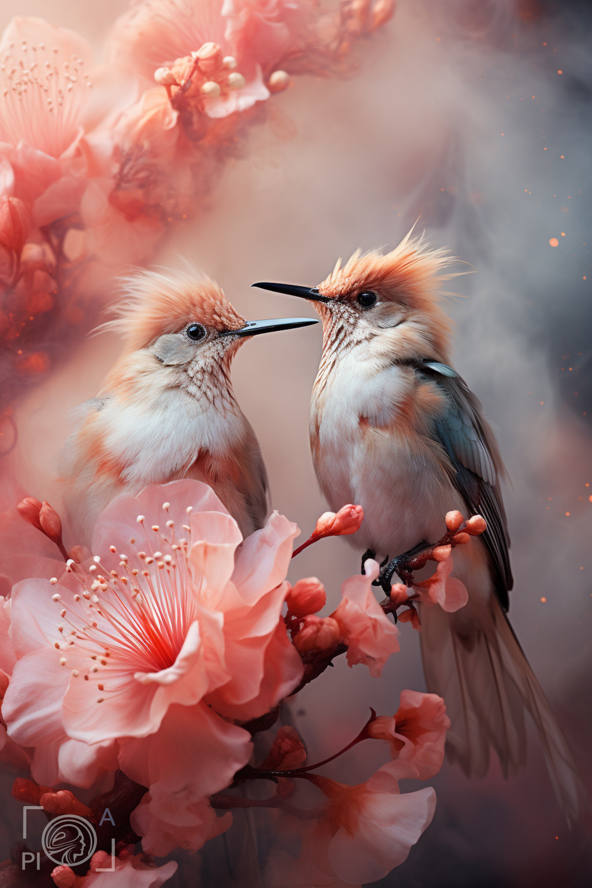 Birds: Delicate Art for Interiors. Photographer in Shanghai — Lola Pidluskaya