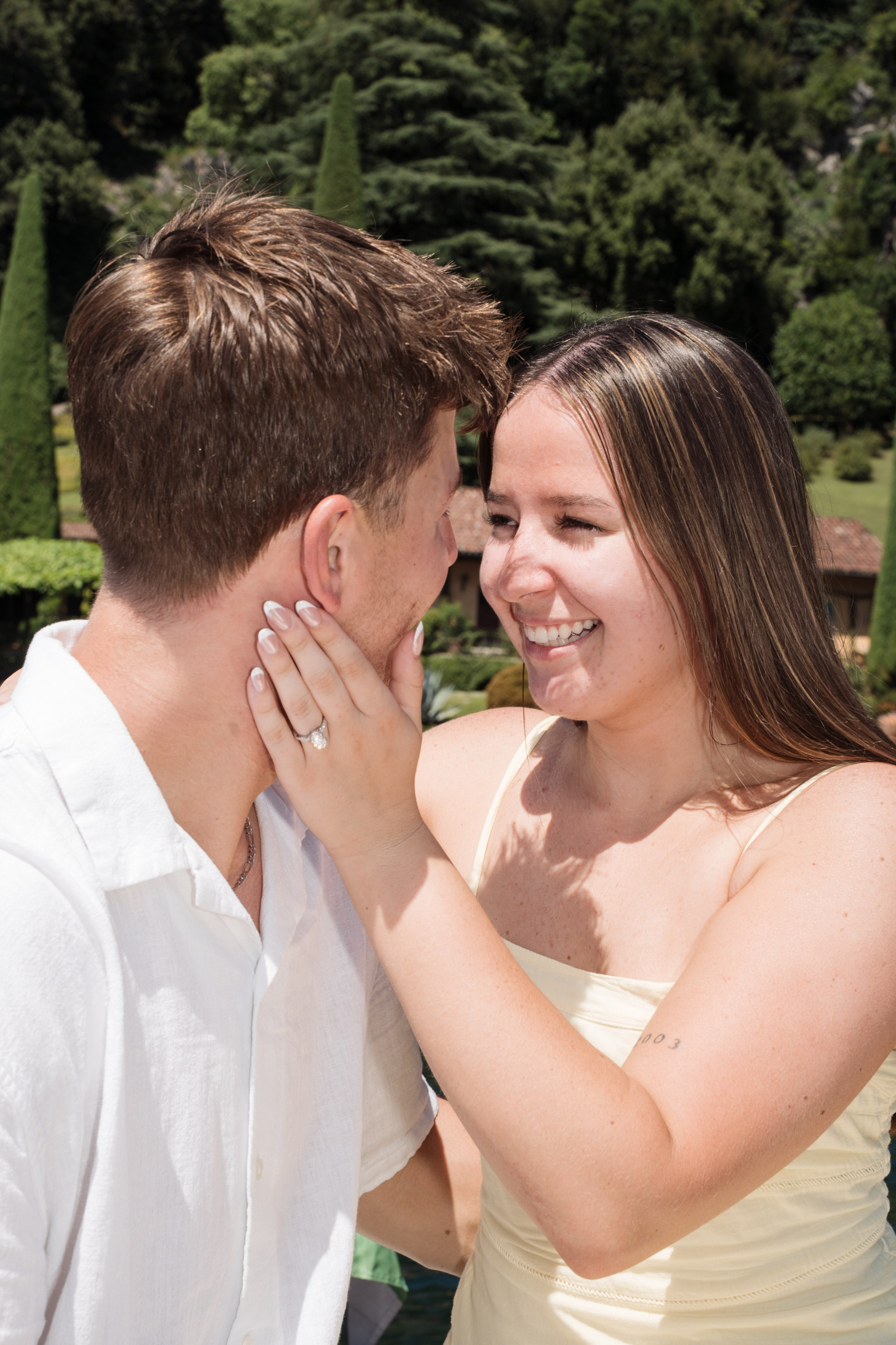 Boat Proposal in Lake Como. Lake Como Proposal Photographer | Surprise Proposals & Engagements
