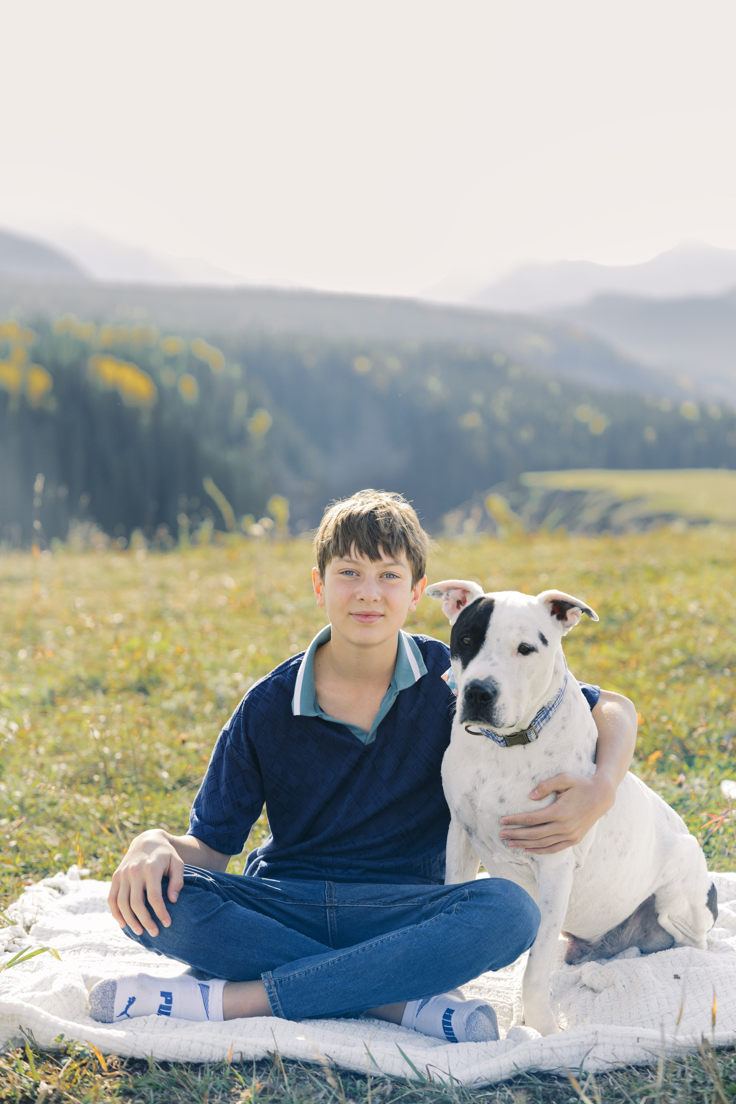 Aleksandra’s family. Home