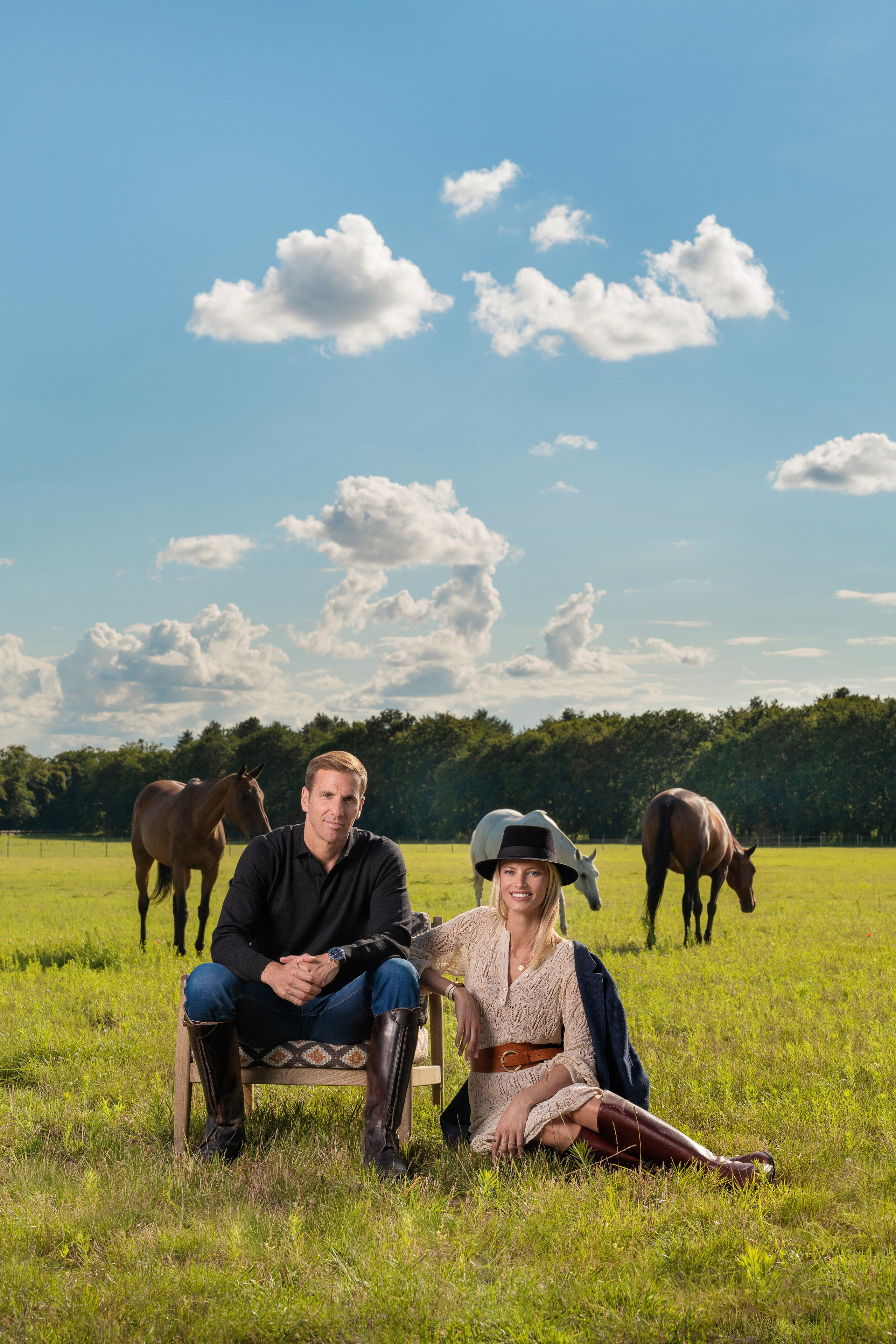 Photo shoot with horses