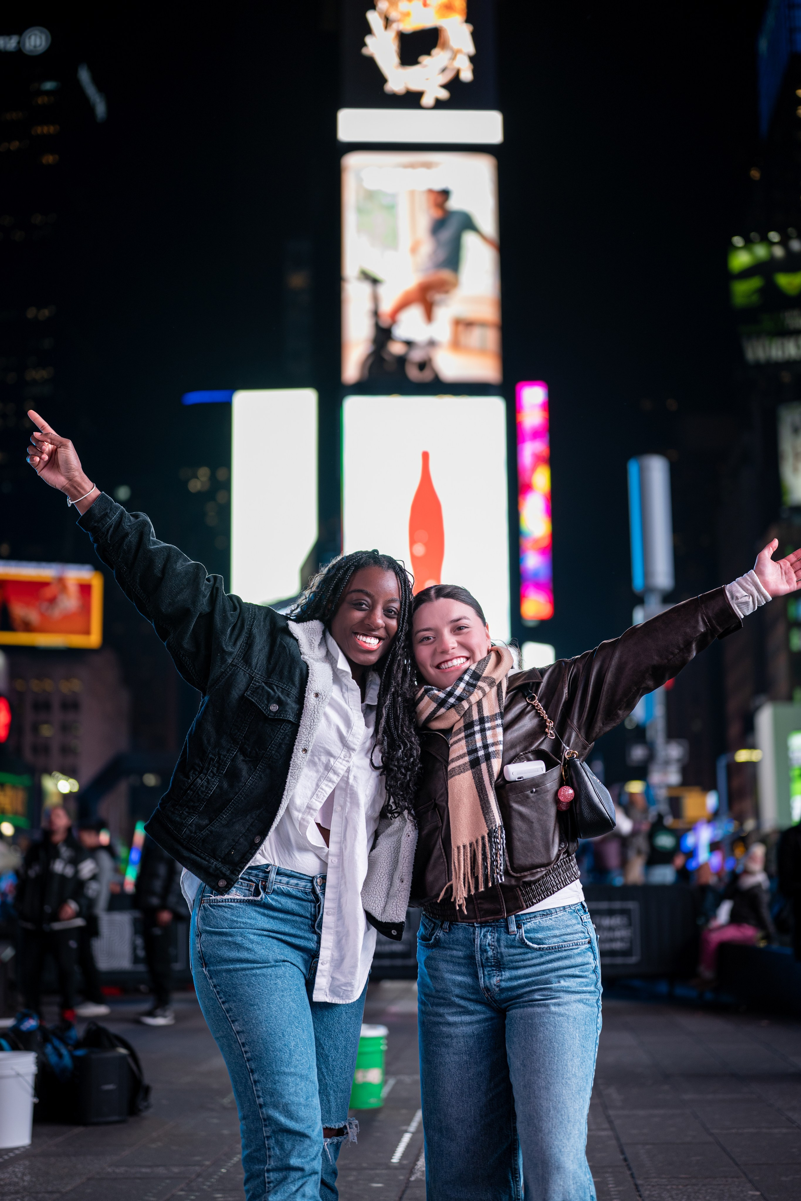 Times Square Night Photoshoot | NYC Street Portraits. Photography company in NYC — Sirius Proxima Photography