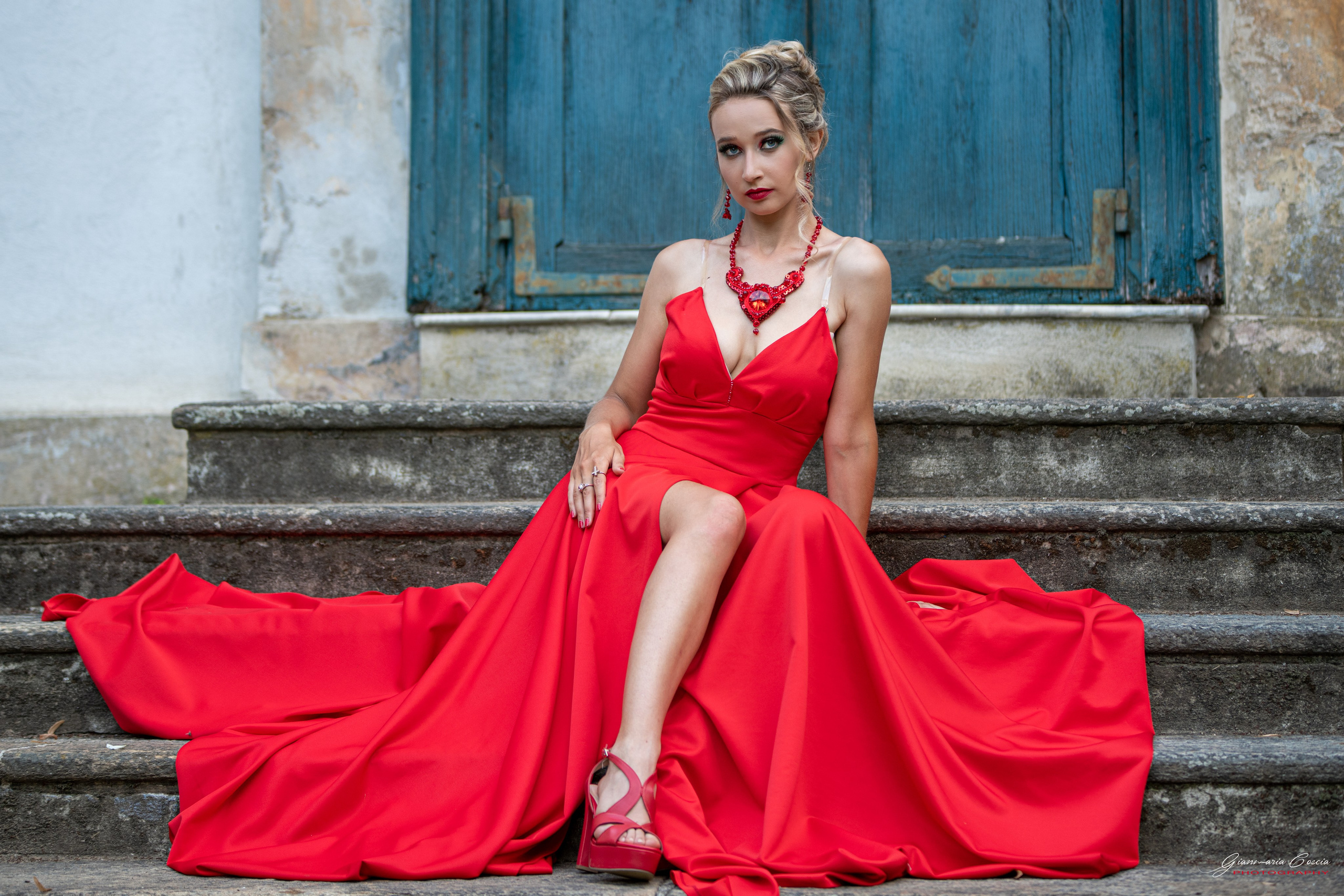 Modella in Villa. “Gianmaria Coscia fotografo per passione”