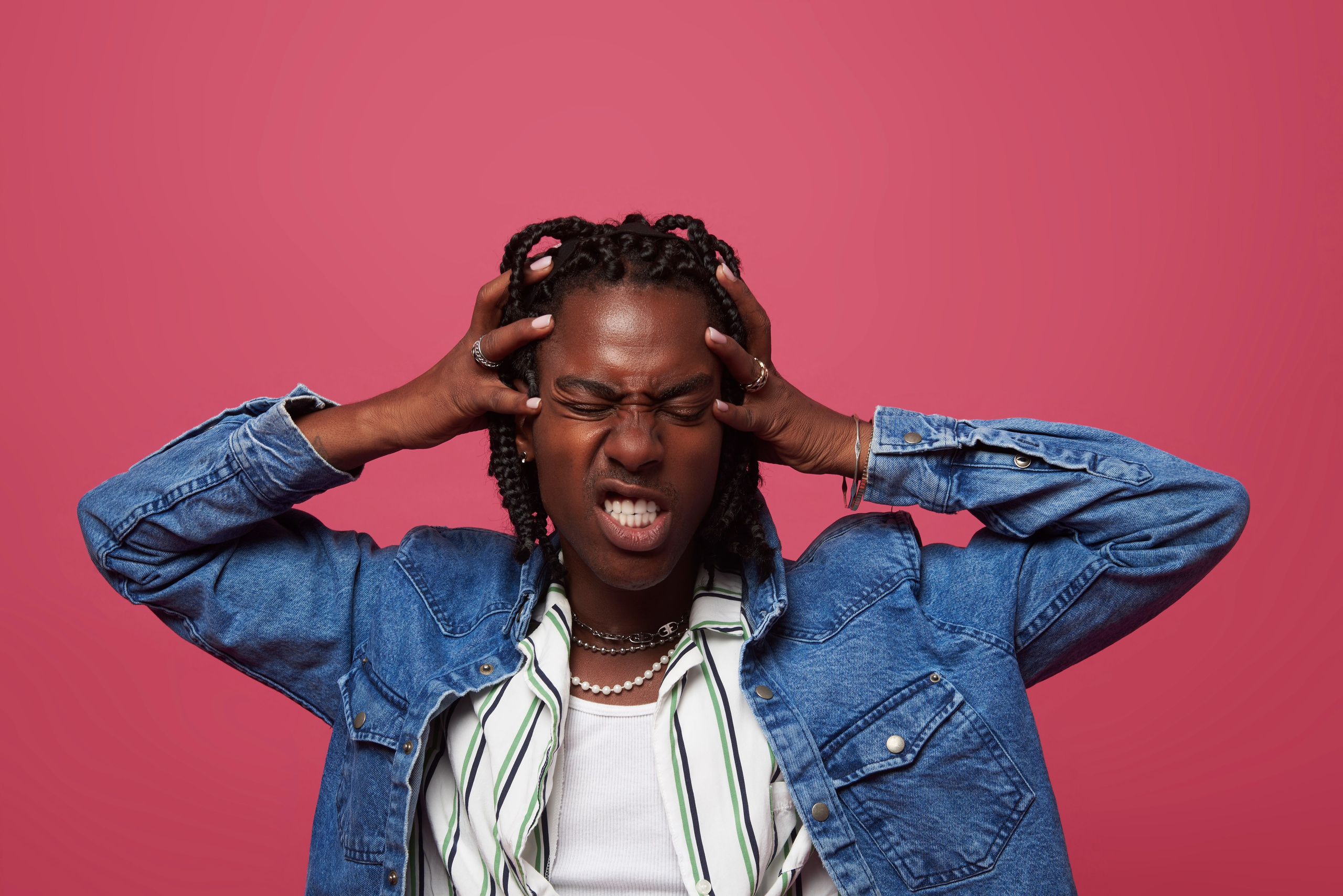 Shooting a portrait in the studio for singer Alik Bulan in Los Angeles. Portrait photographer Natalia Isavtseva Los Angeles LA