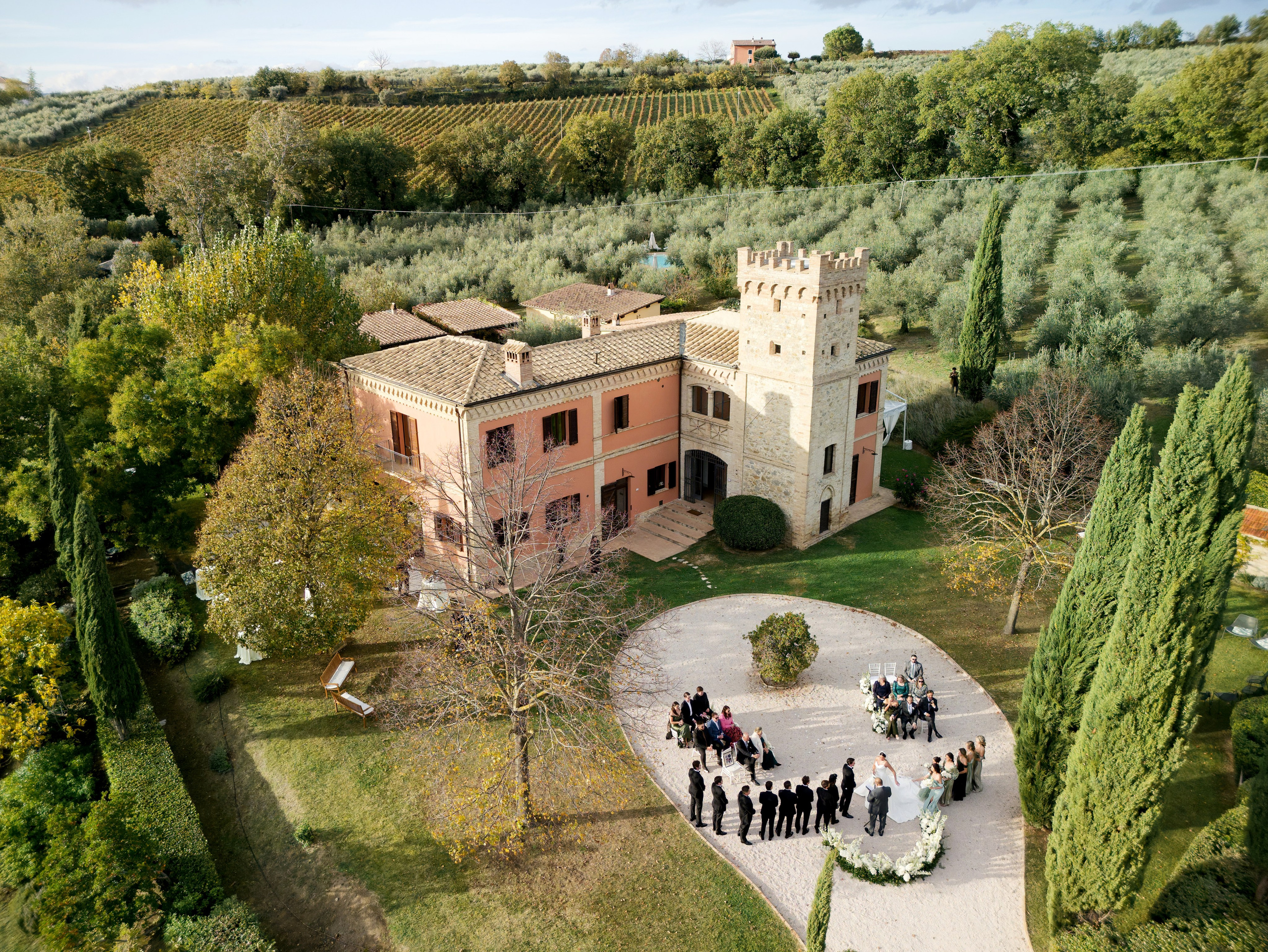 Wedding at Fonte Sala, Umbria