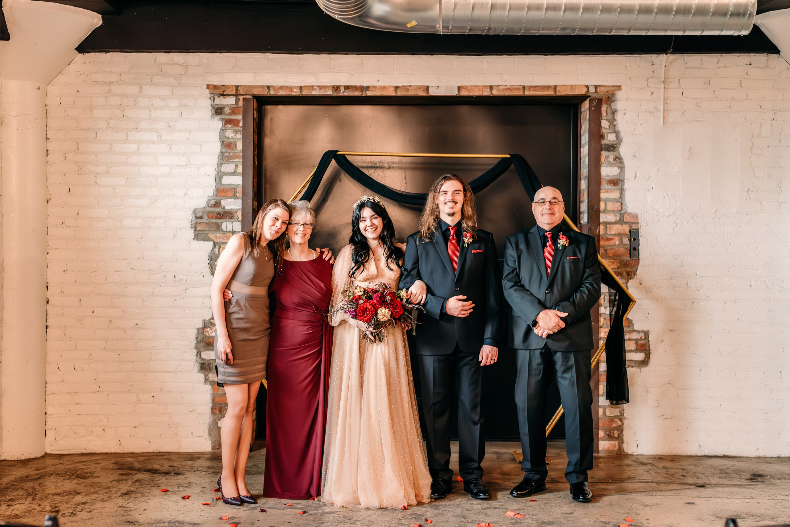 Bold & Dramatic Wedding at The Paper Mill on The Landing | Fort Wayne Wedding Photographer. Alexandria Danielle Photography | Fort Wayne & Indianapolis Wedding Photographer