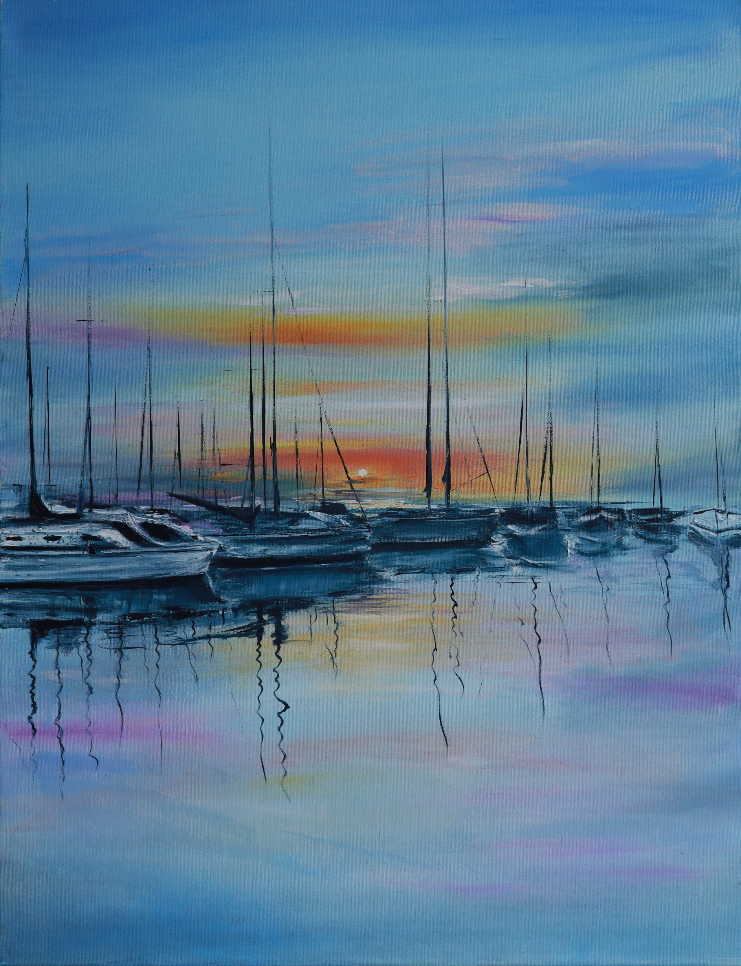 ZÁPAD SLUNCE (velká). GALA художник из г. Харьков в Чехии