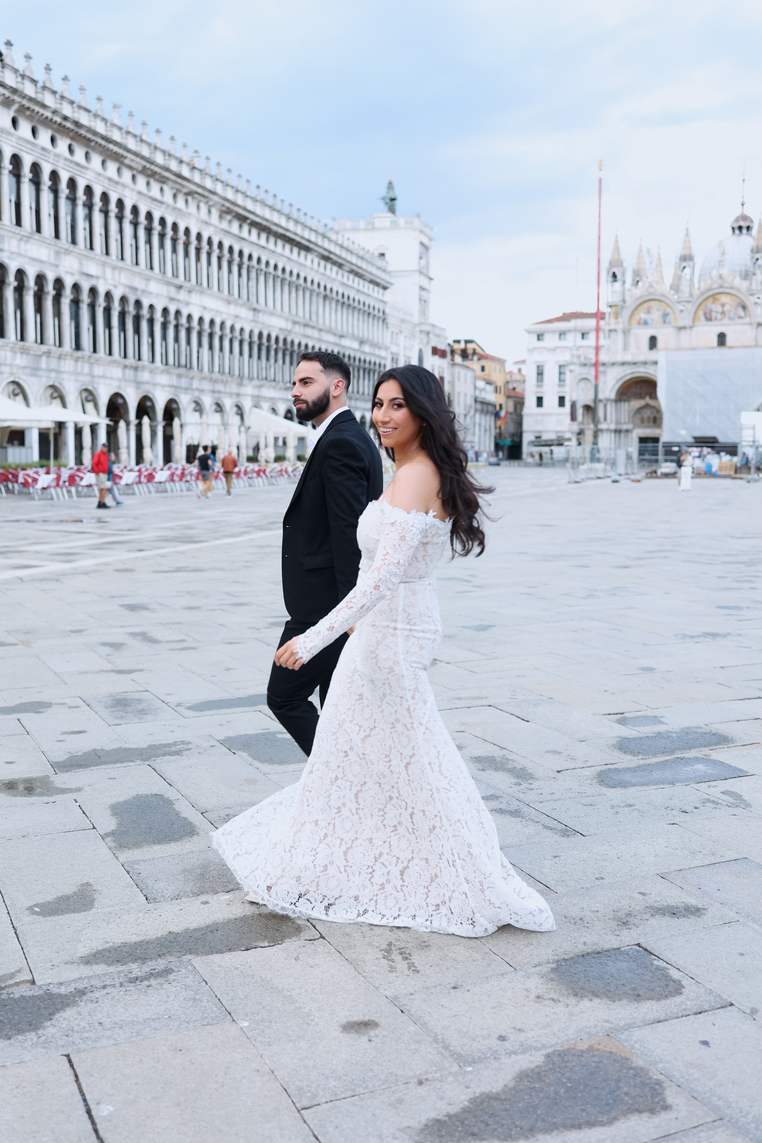 Couple on Piazza San Marco (St. Mark’s Square)