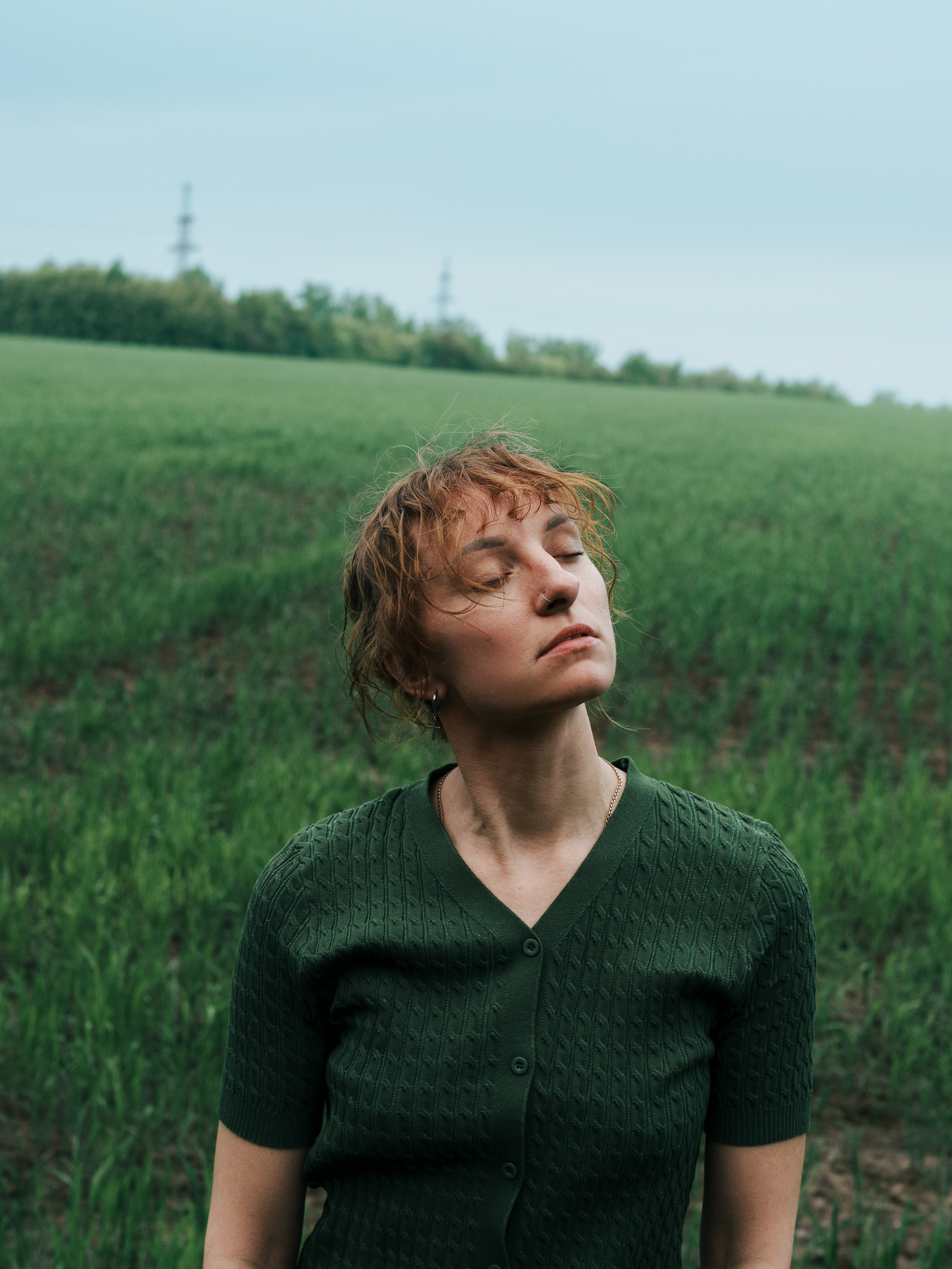 Greens. Alisha Geva женский портретный фотограф в Дубае