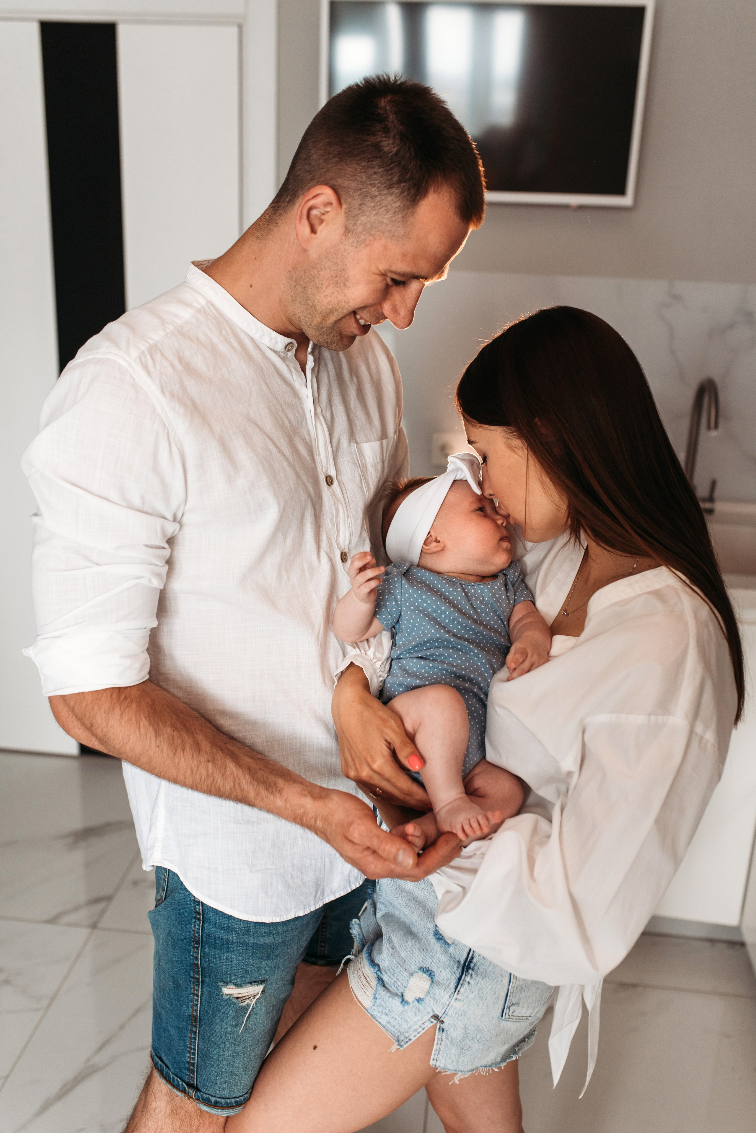 Karina & Arsen & Jesja. Familien- und Hochzeitsfotografin. Ich arbeite in Koblenz und Rheinlan