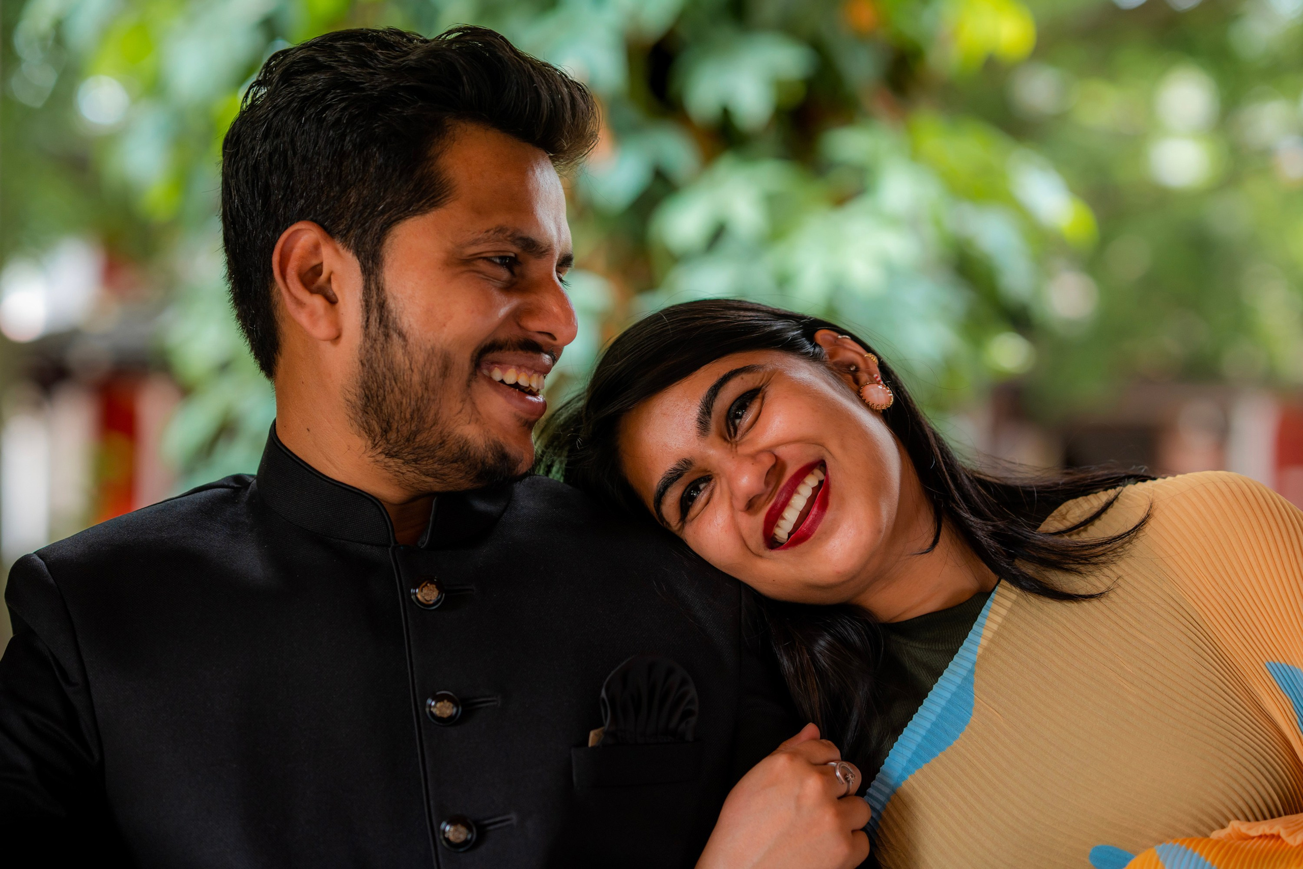 Prakriti & Ayush, Pre-Wedding Shoot at Shibravyi Courtyard, Bangalore | Truly Yours