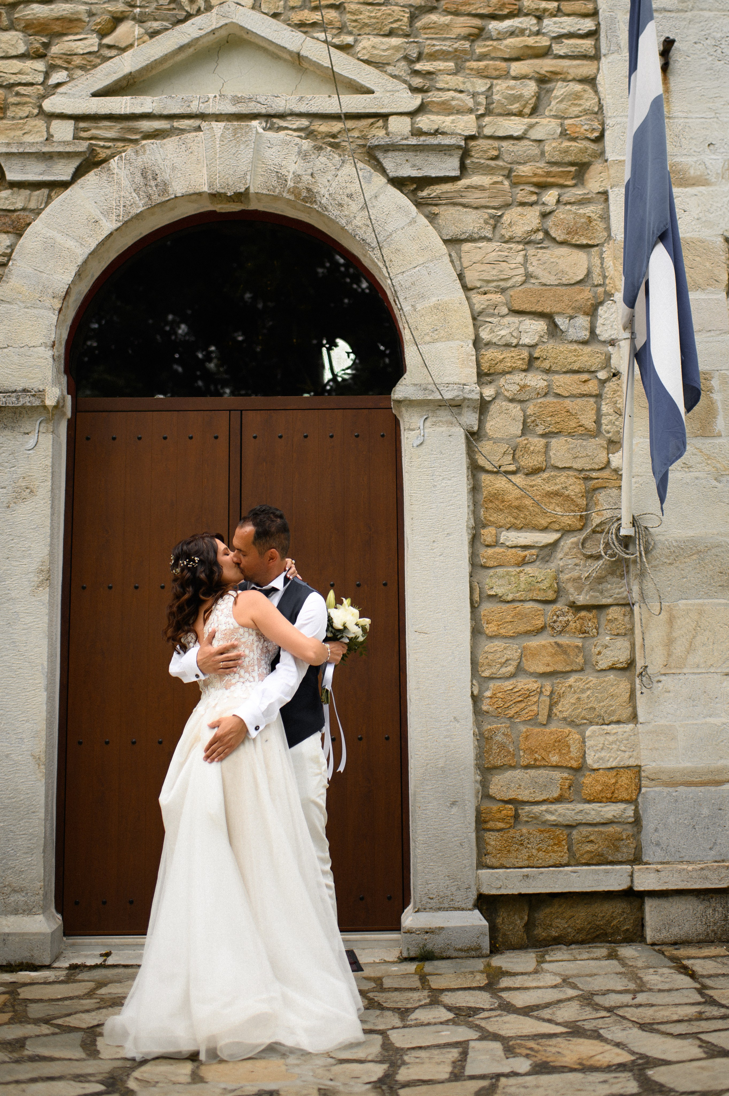 Wedding in Arnia Daria and George. Family, children, portrait, and event photography in Thessaloniki
