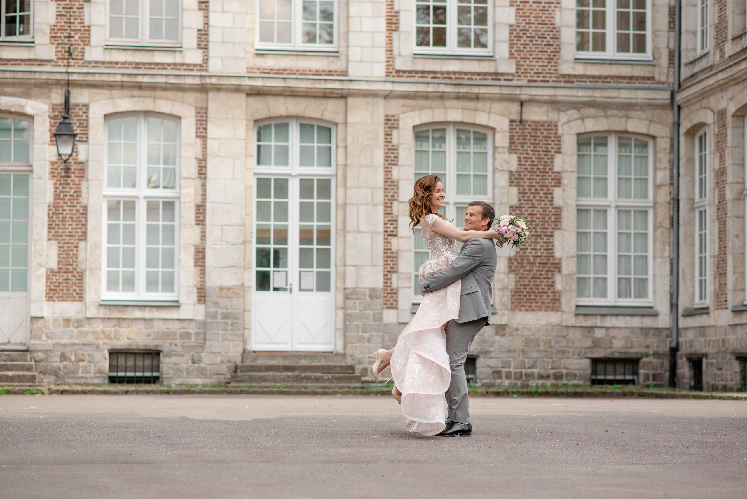 Séance photo romantique au Château de Villandry