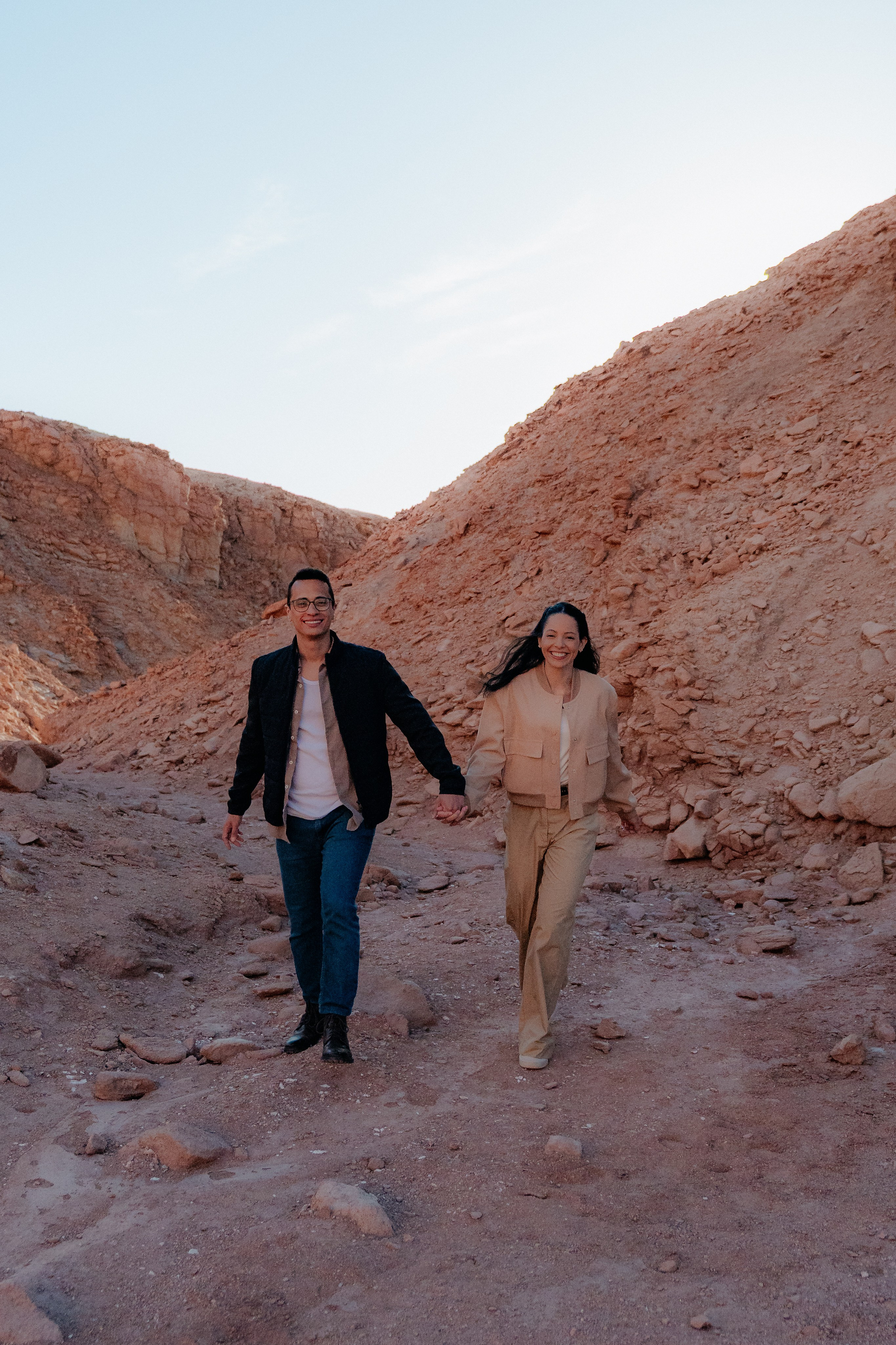 Sessão casual no Vale dos Cogumelos. Fotógrafo em San Pedro de Atacama