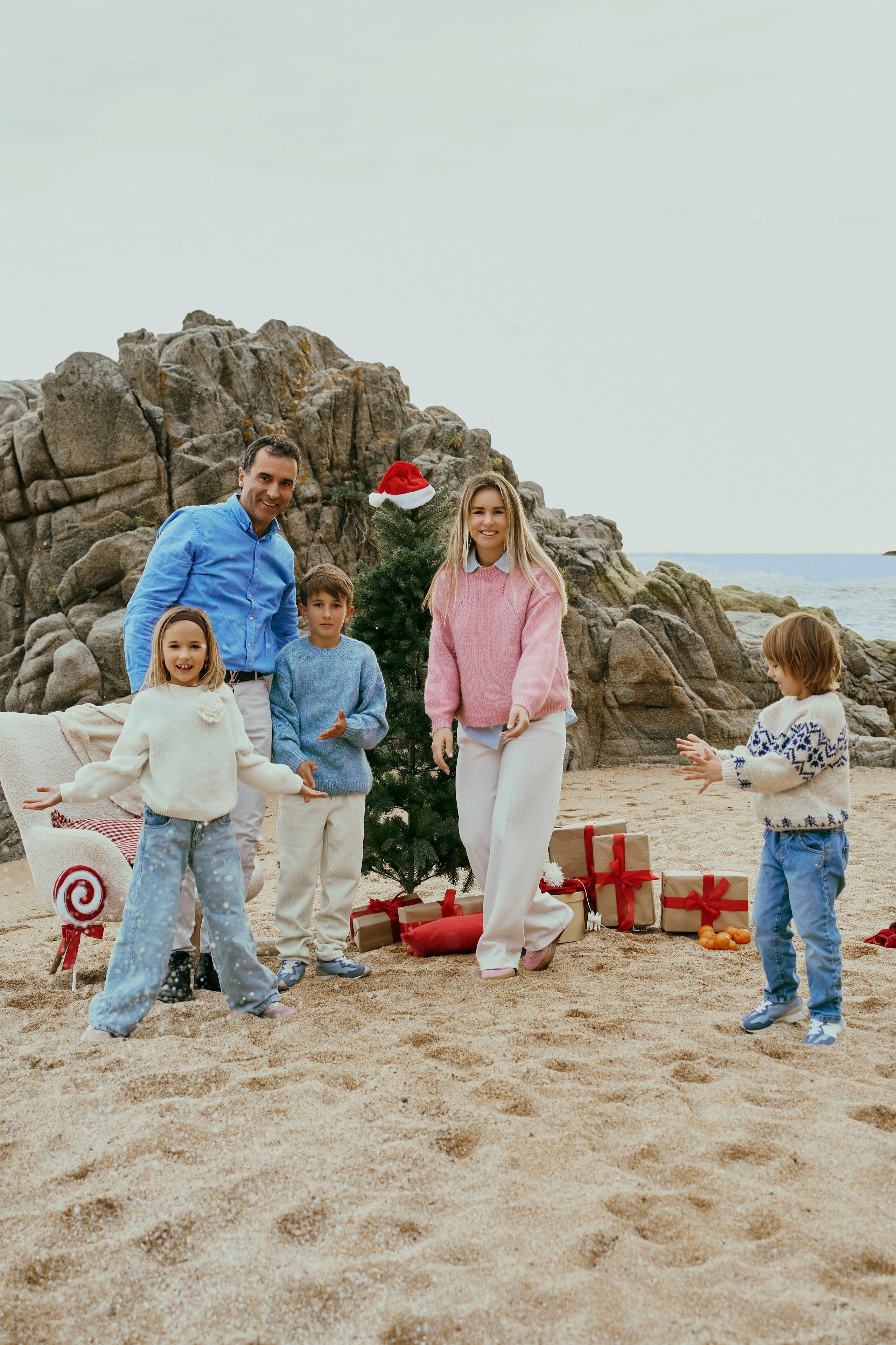 Рождество на пляже. Такие разные, любимые. Фотограф в Барселоне Жанна Захарченко