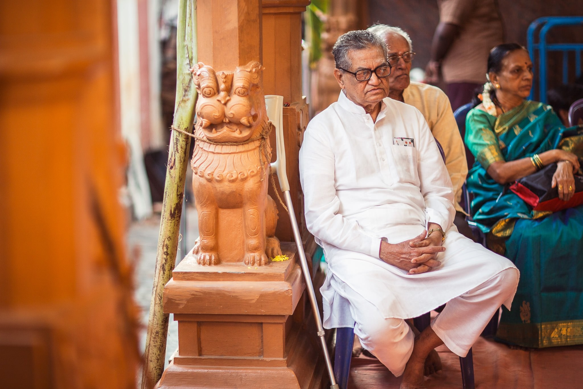 Traditional Kannada Brahmin Temple wedding, JP nagar, Bangalore