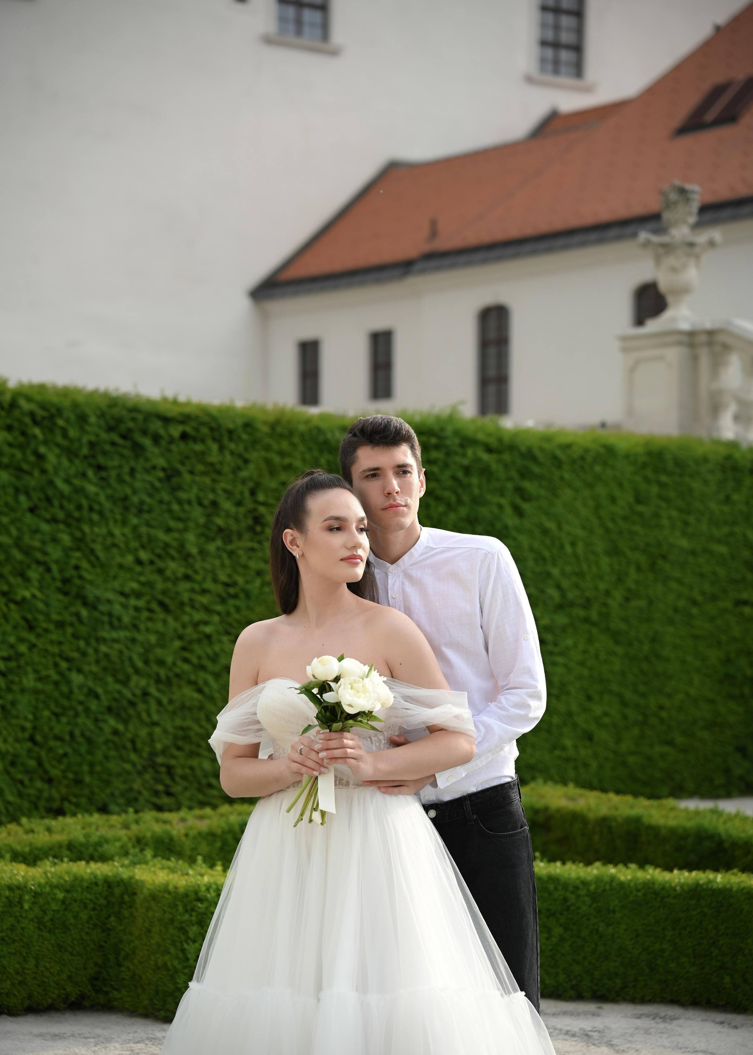 Eugene & Diana in Bratislava Castle. Photo Vienna and Bratislava