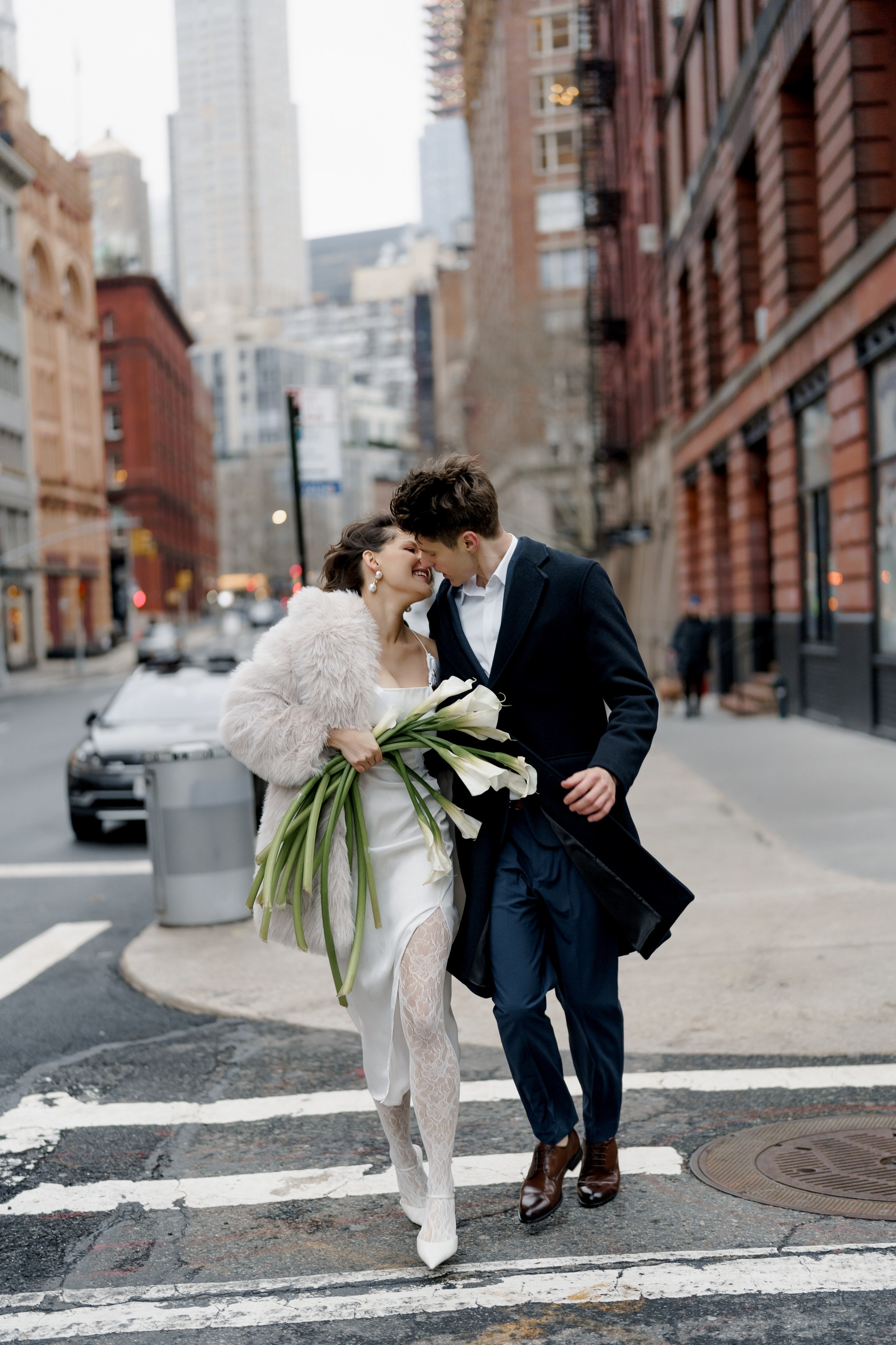 Alina and Dan’s Bold and Stylish Engagement Shoot. Wedding photographer and videographer New York | New Jersey