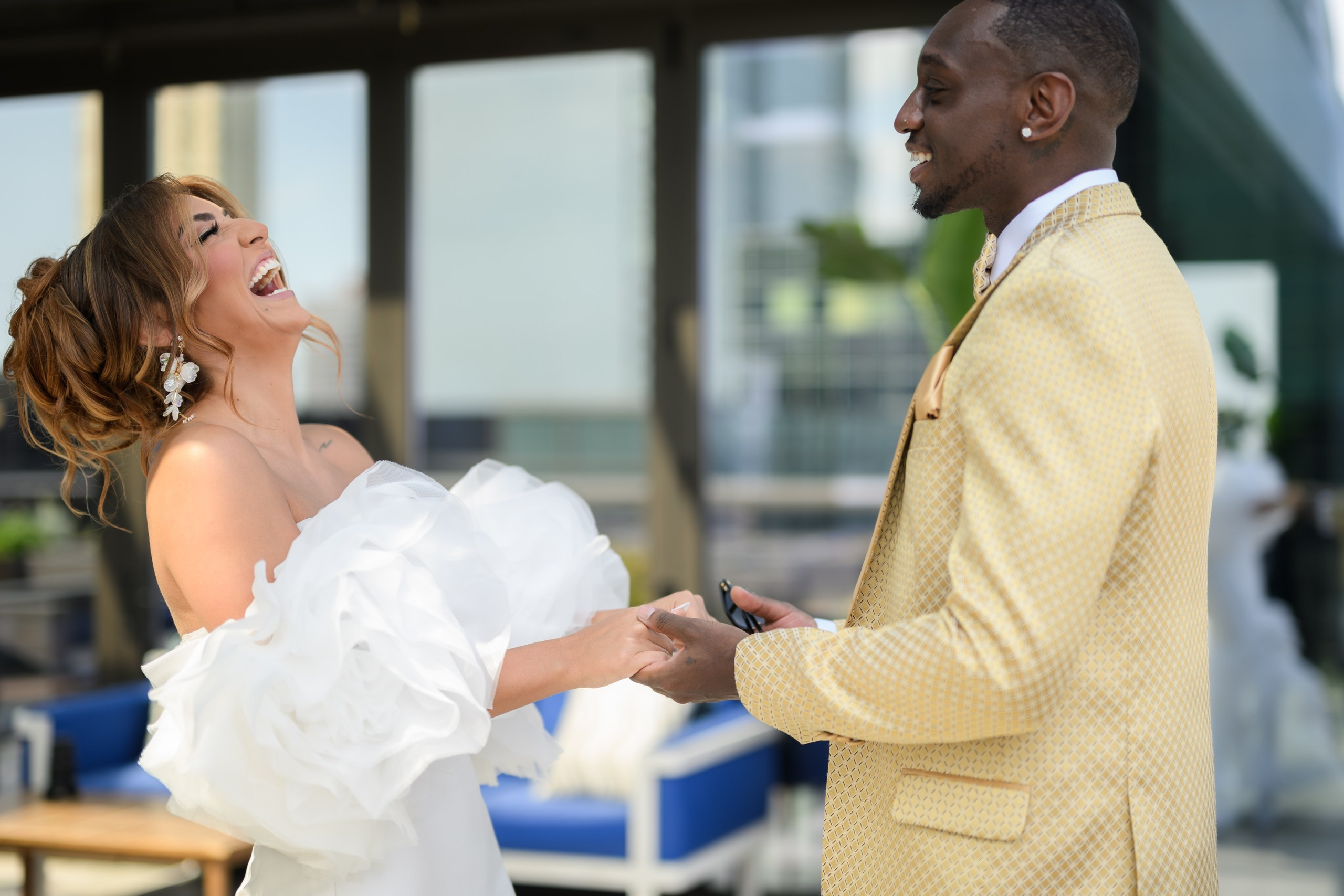 Briana & Kefim, Maritime Pars, Jersey City, NJ. Luxury Wedding Photography and Cinematography