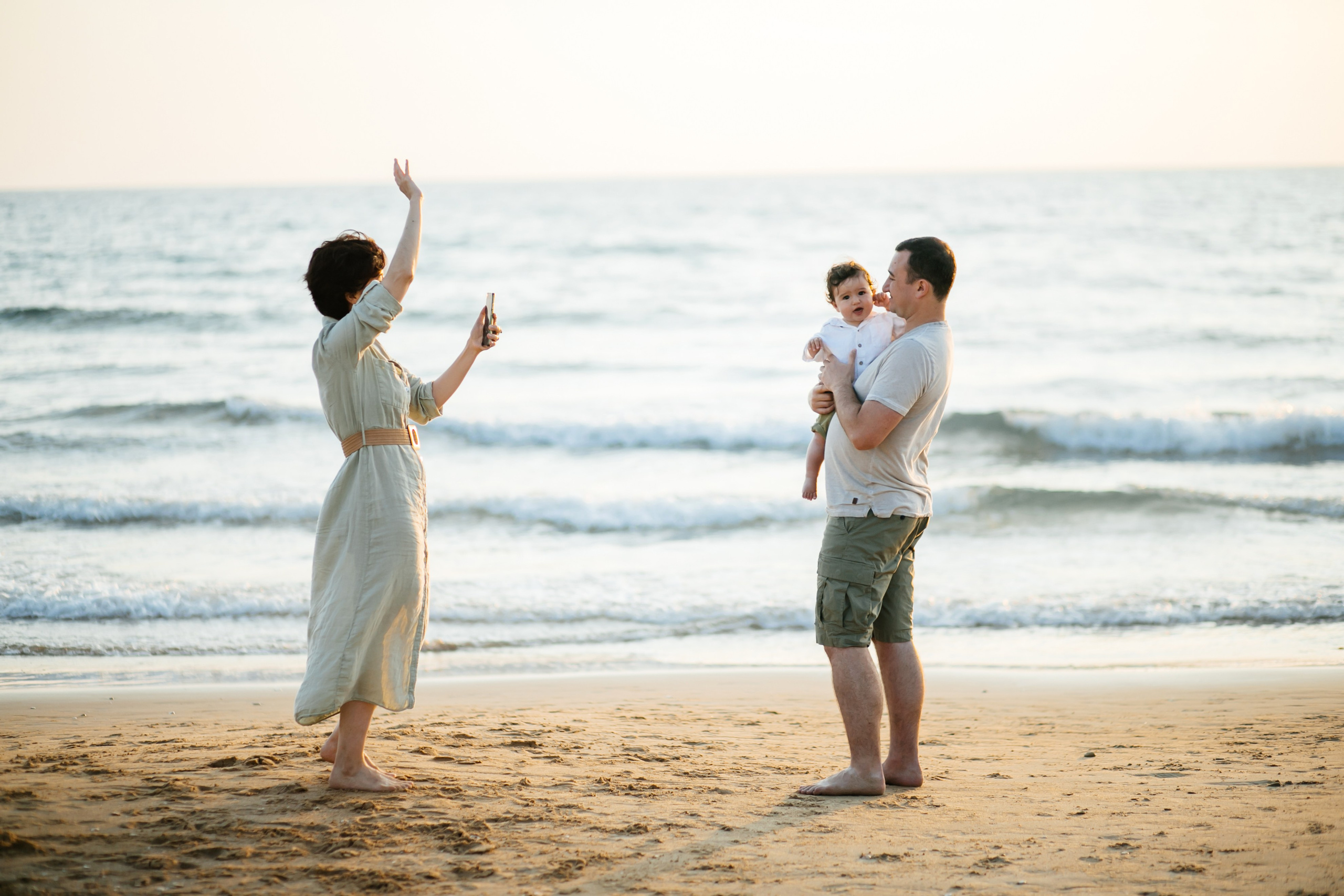 Studentim beach / Eithan 9 month. Family photographer in Israel