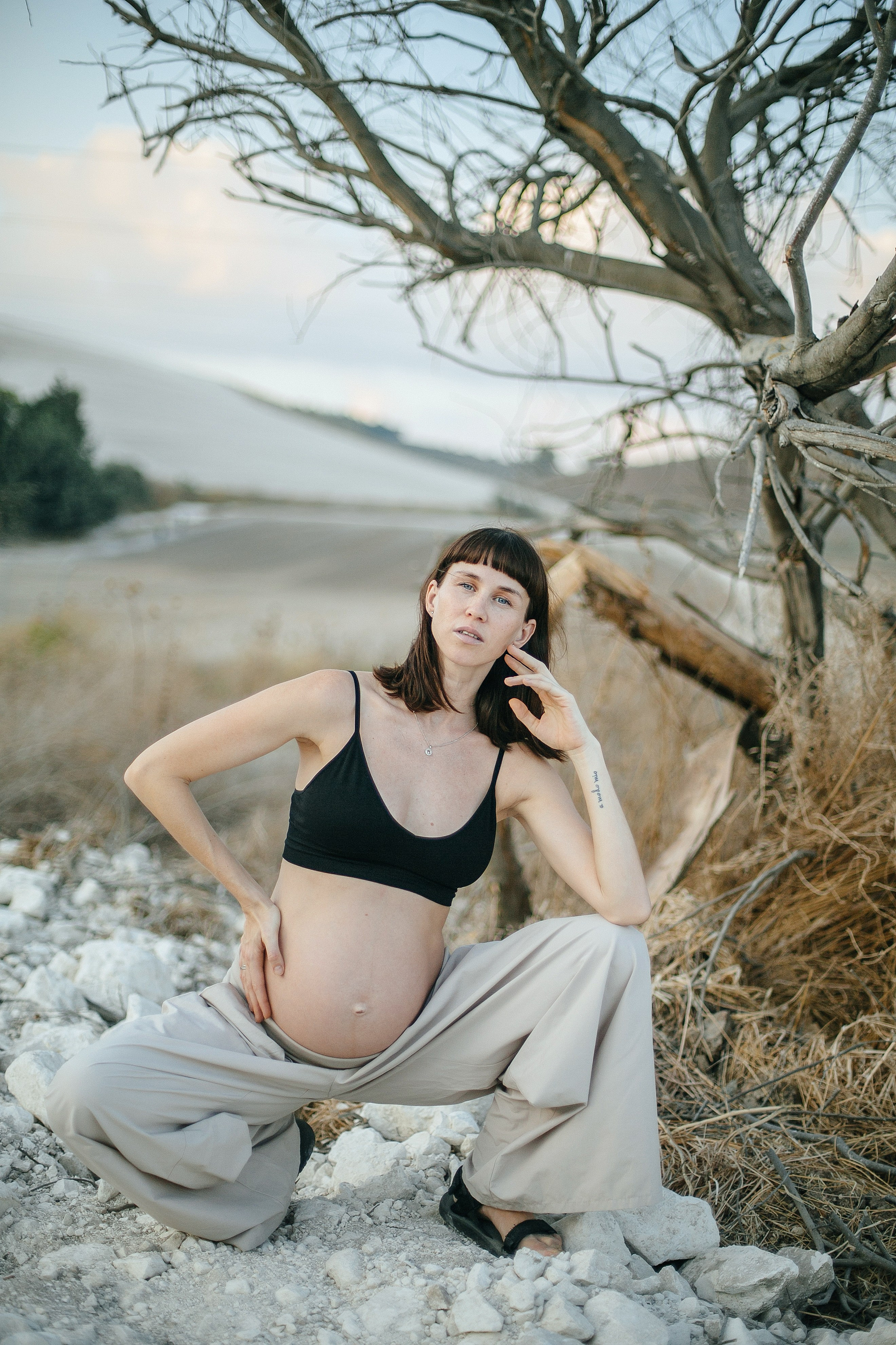 Kiryat Tivon field. Family photographer in Israel