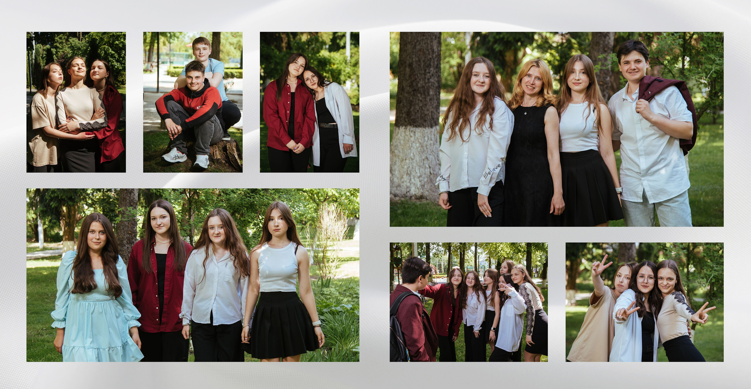 Дизайн «Лайт». Для старших класів. В квадратному вигляді. Моменти