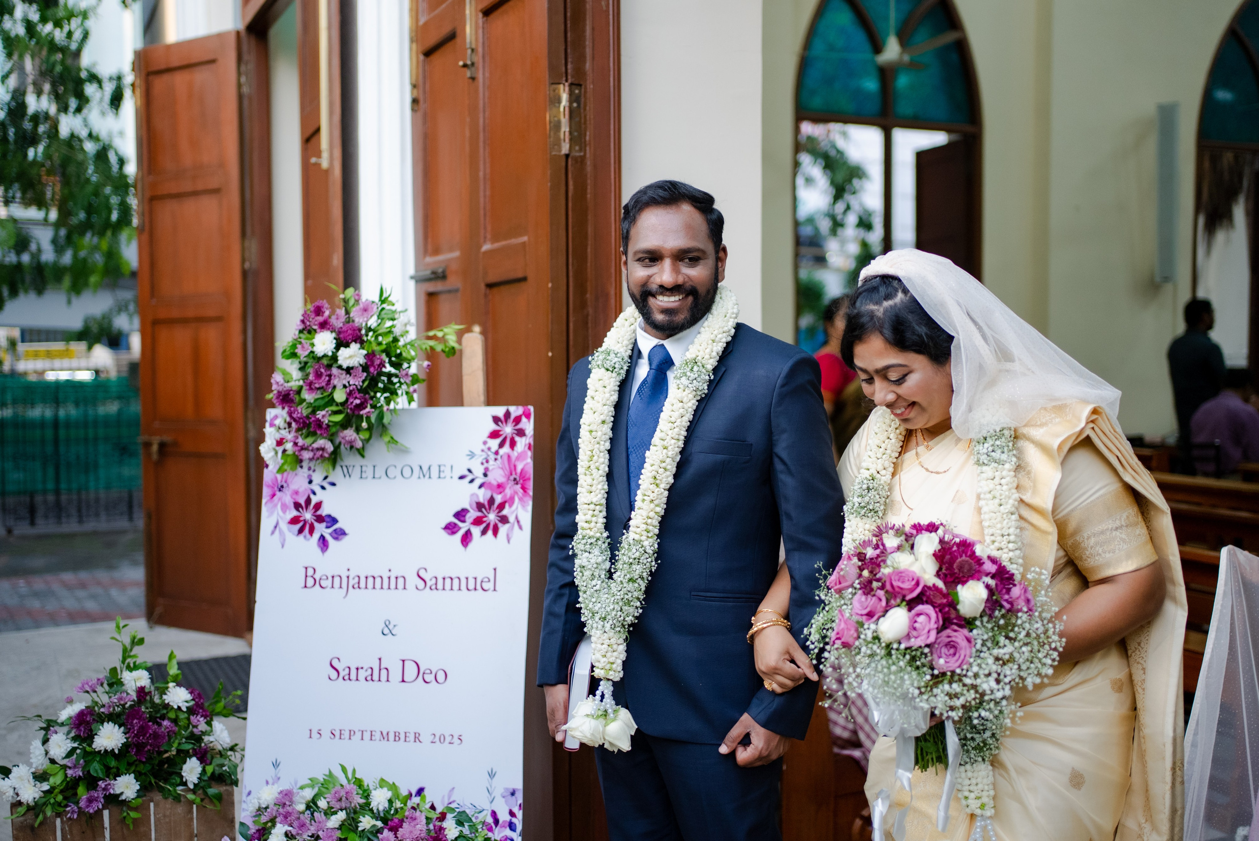 Sarah Deo & Benjamin. Menu