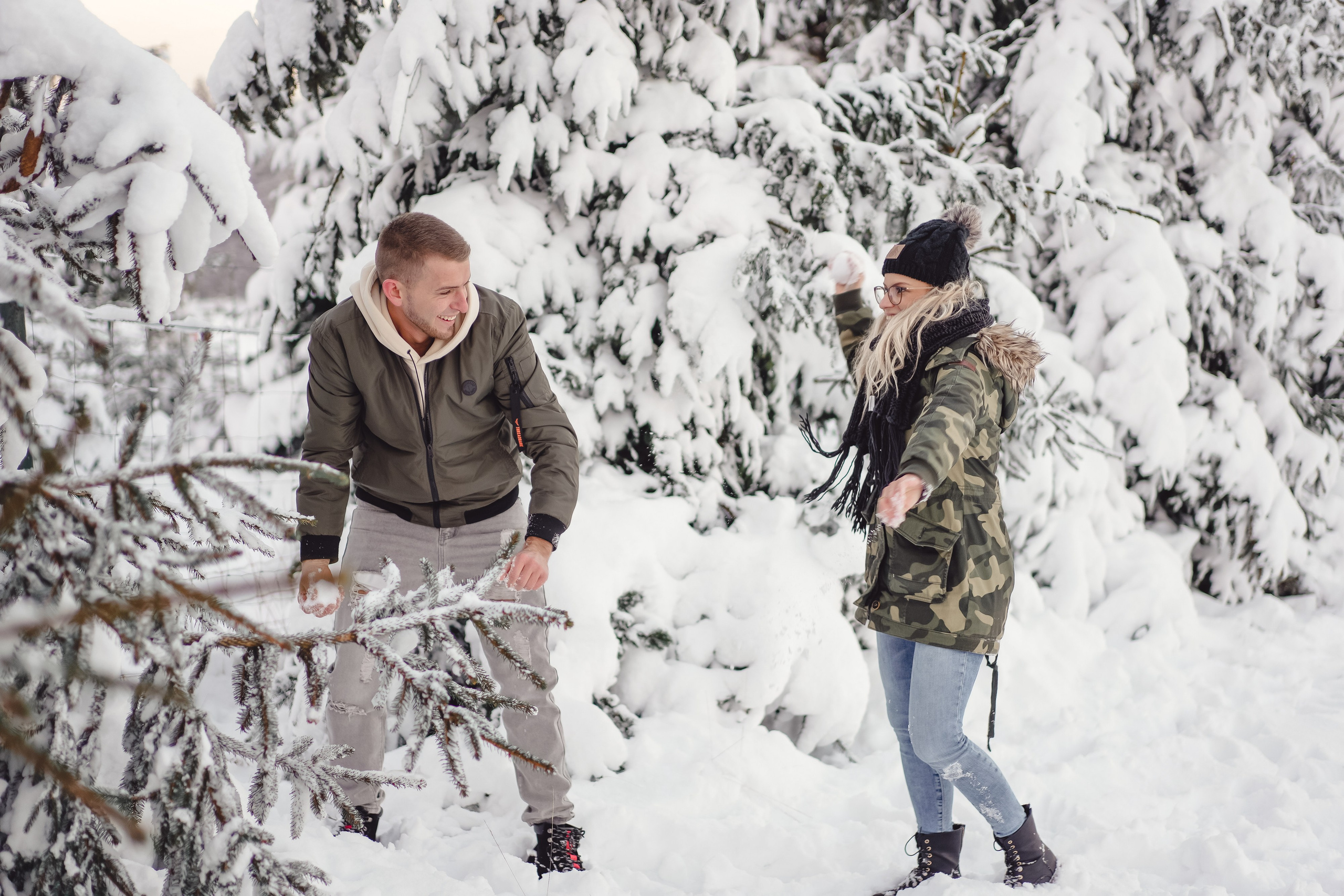 Winter Lovestory. Portraitfotografie in Gründau Elena Ohnstedt