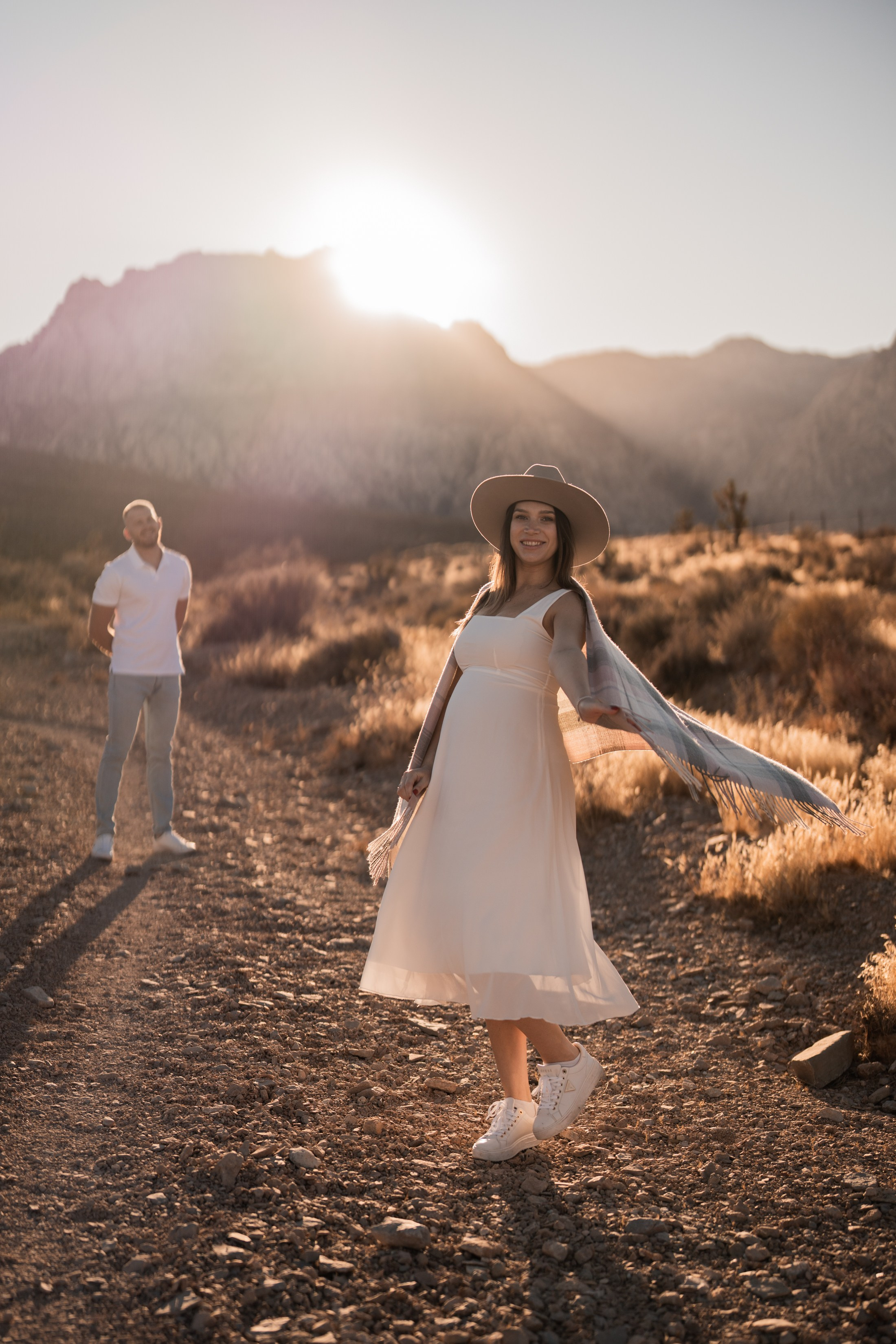 Anya&Andrey. Pregnancy. Wedding & elopement photographer Viktoriya Kravtsov. Las Vegas
