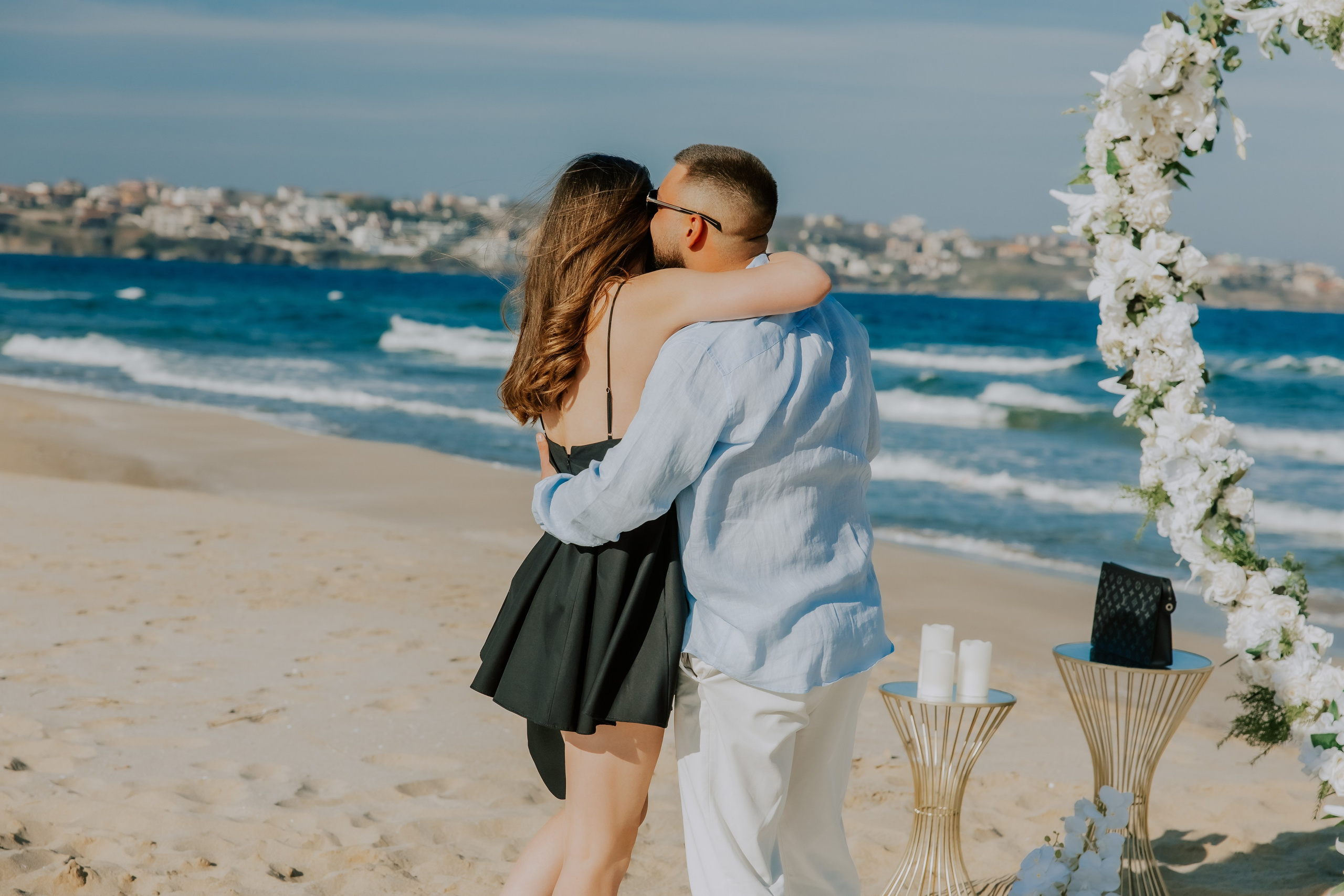 Годеж на плажа. Фотограф Ирина Йотова