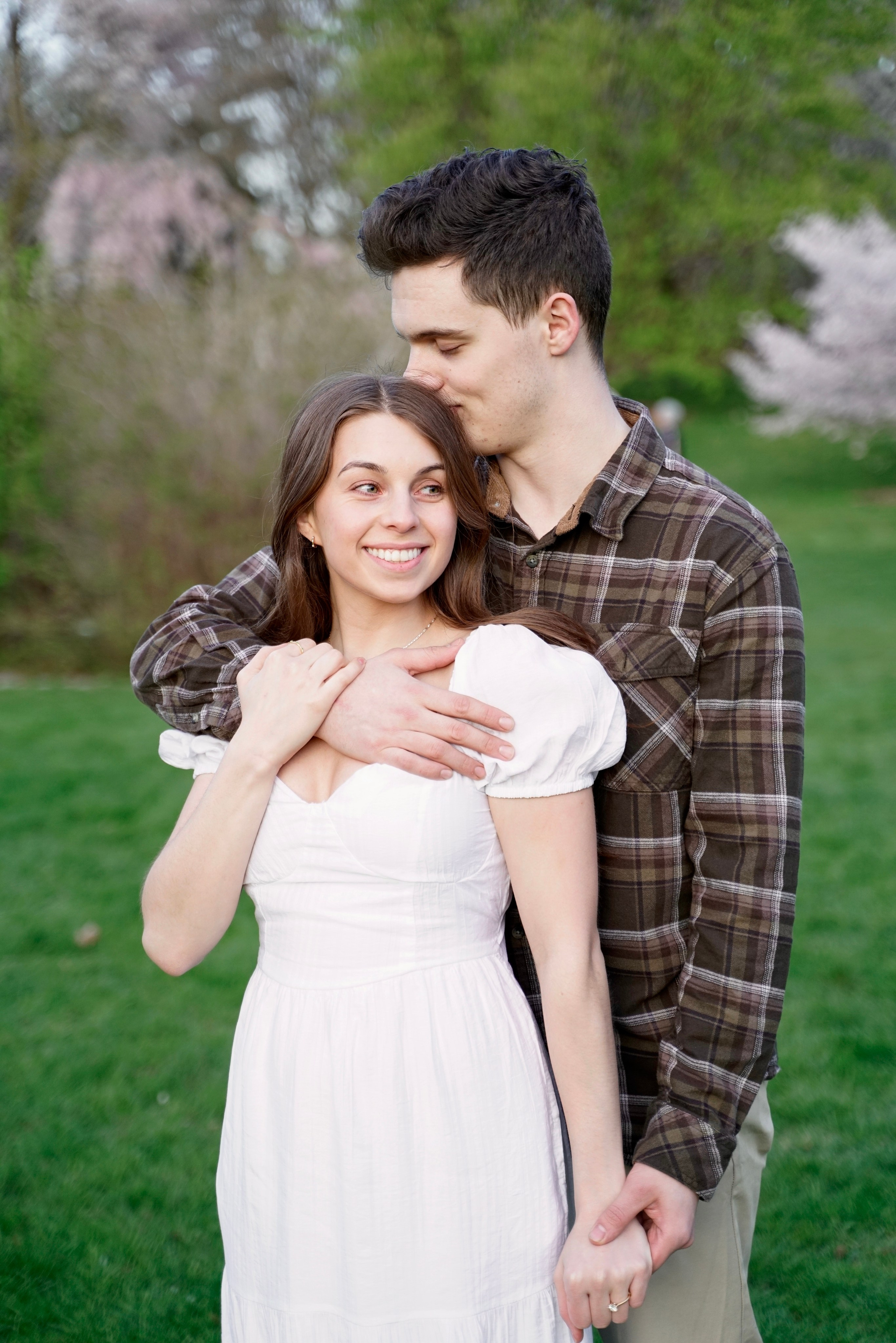 Kassandra and Andrew at Harvard Arboretum. Stefanovich Photography | Boston, MA