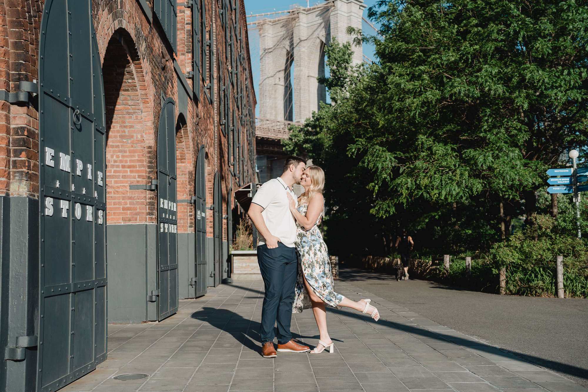 Secret proposal shoot in DUMBO and post-proposal around Grand Central. Photographer in New York Faery By Mary