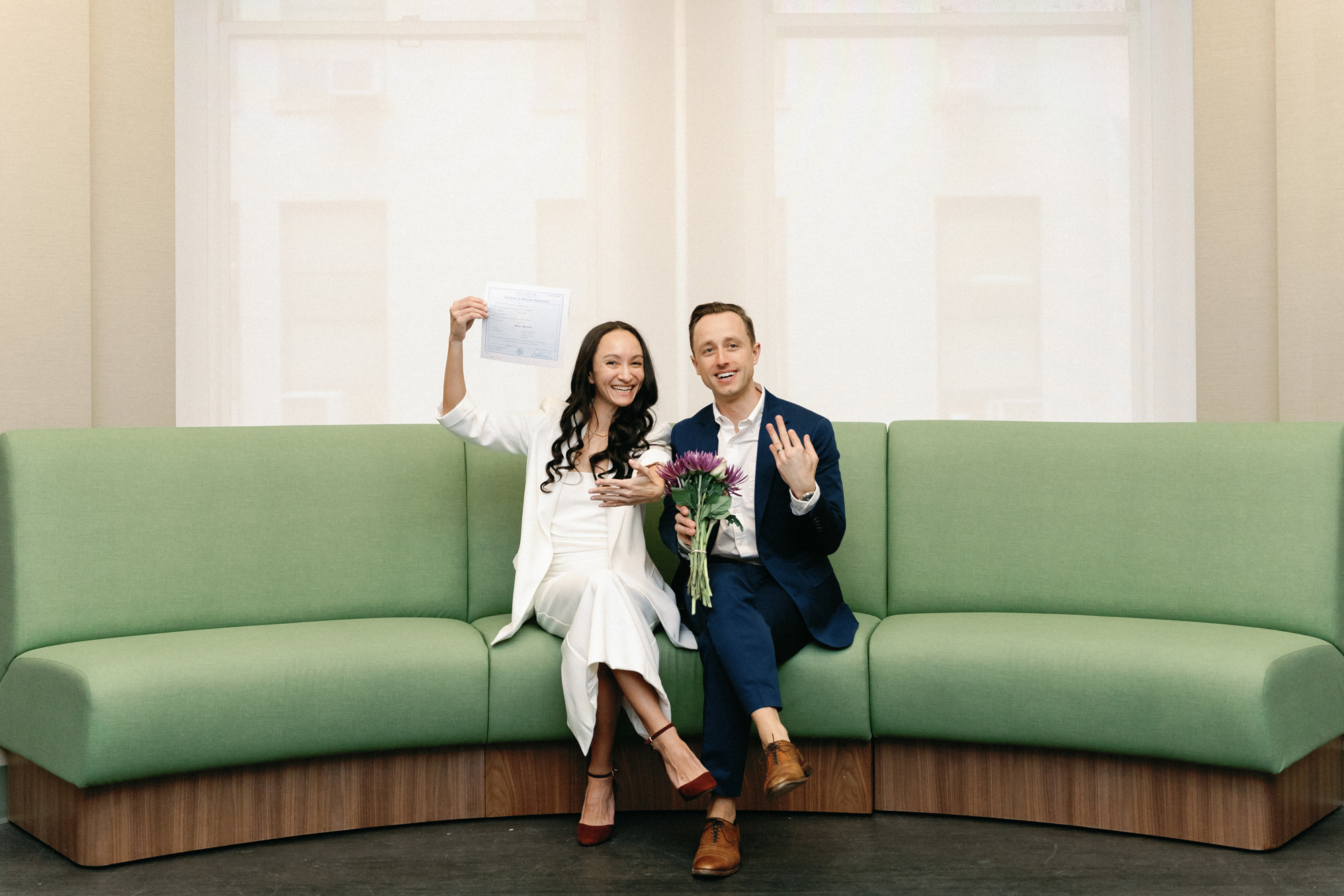 Alexandra&Corey Elopement. Photographer in New York Faery By Mary