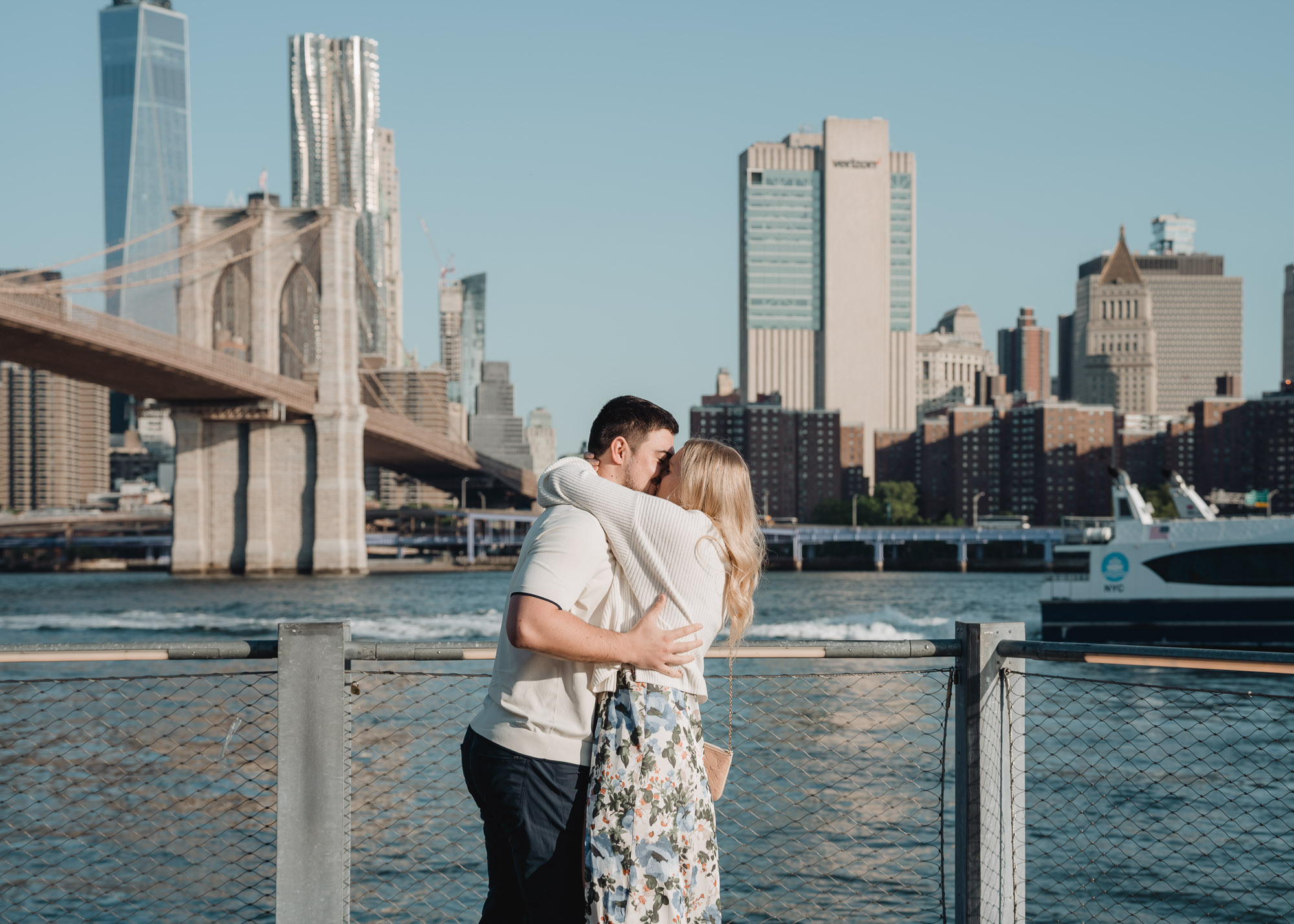 Secret proposal shoot in DUMBO and post-proposal around Grand Central. Photographer in New York Faery By Mary