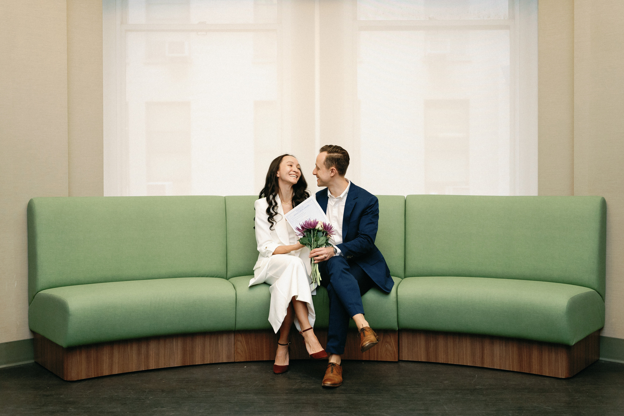Alexandra&Corey Elopement. Photographer in New York Faery By Mary