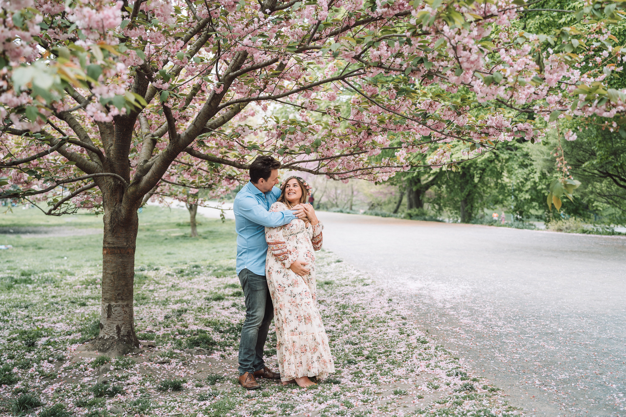 Alessia&Luca maternity photoshoot. Photographer in New York Faery By Mary