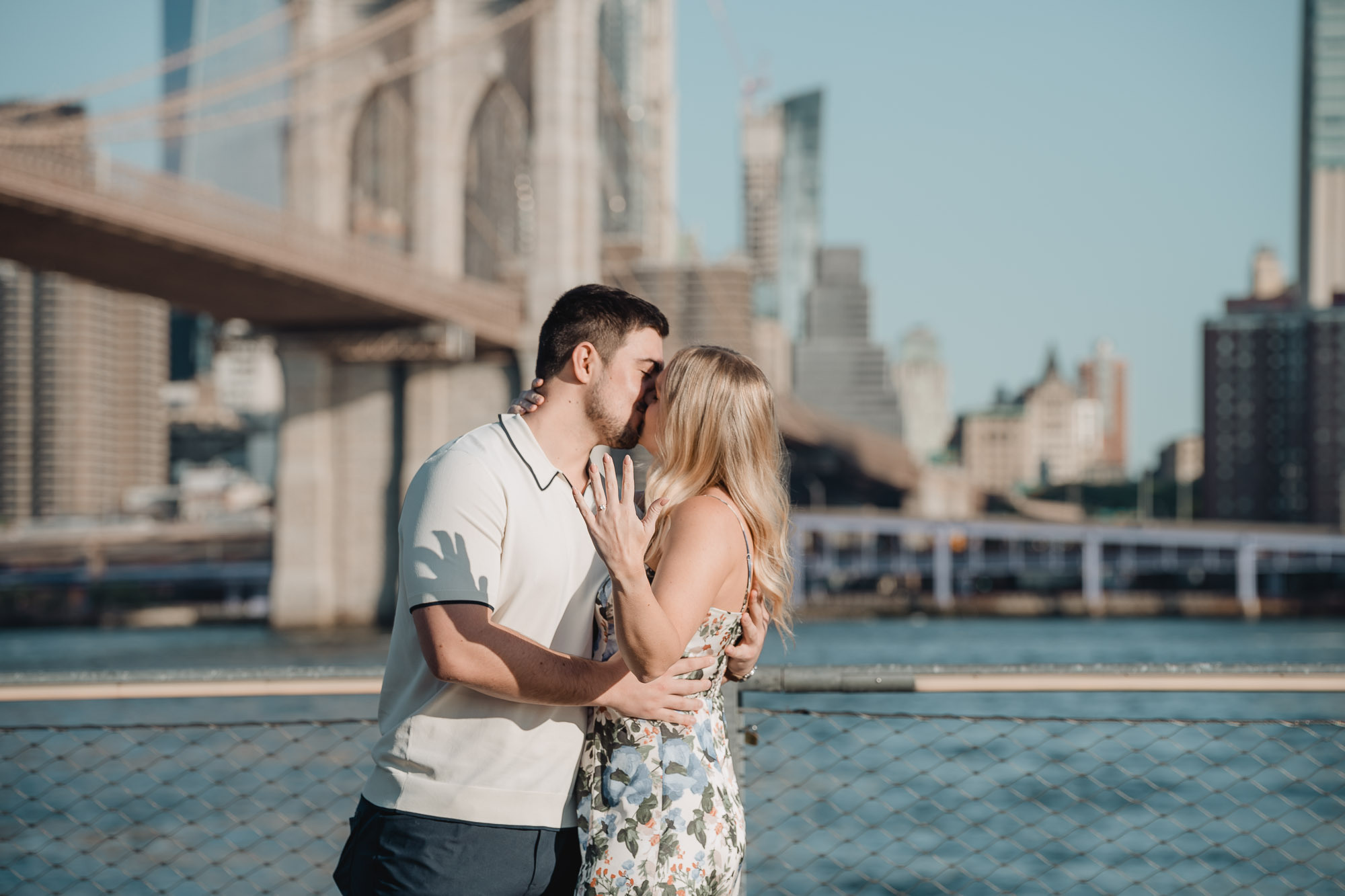 Secret proposal shoot in DUMBO and post-proposal around Grand Central. Photographer in New York Faery By Mary