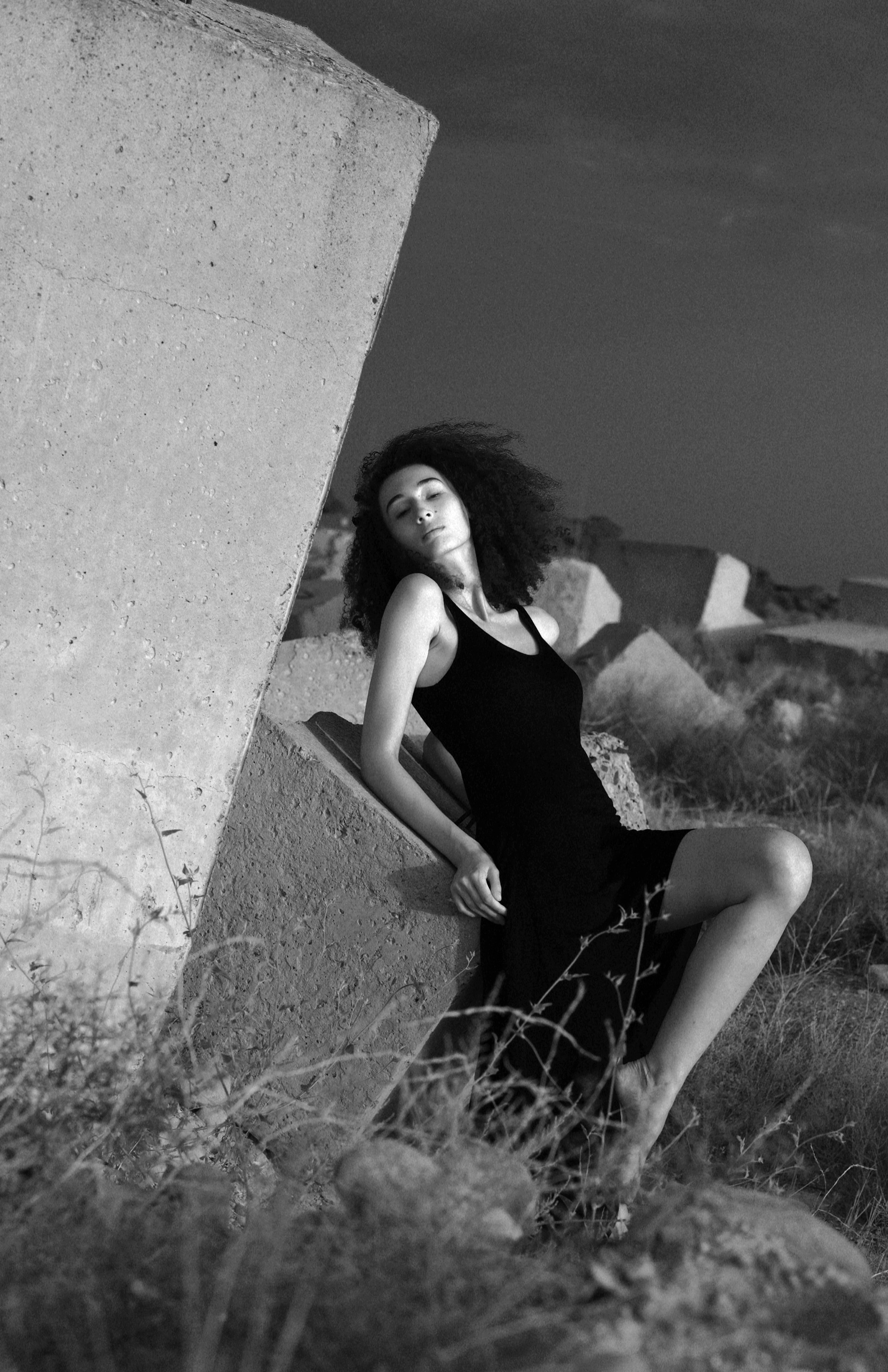 Sophia / Blocked. BNW Around Photography