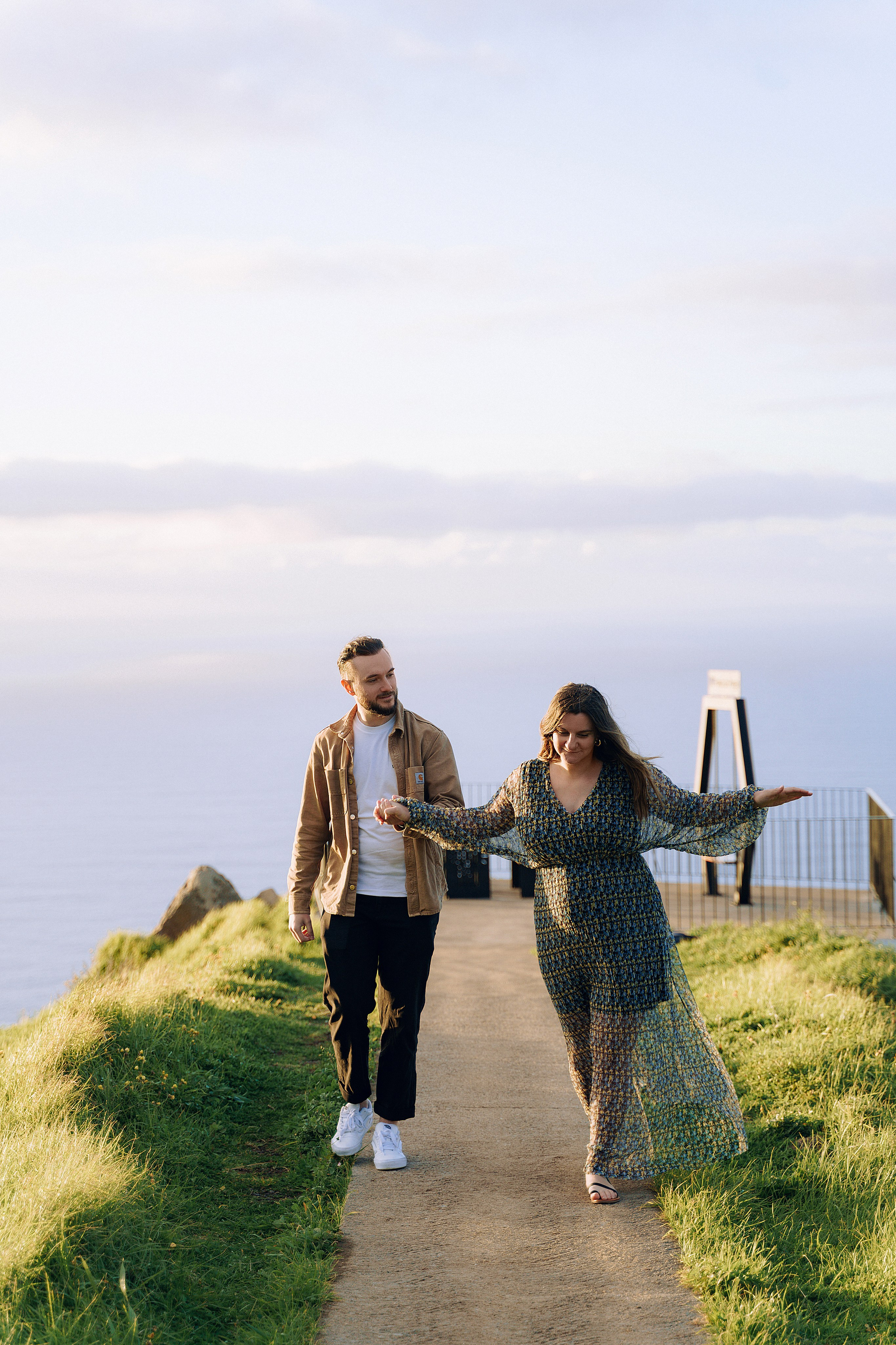 Maternity Photoshoot Clara & Charles | Miradouro da Boa Morte Sunset | Madeira Photographer. Your photographer in Madeira