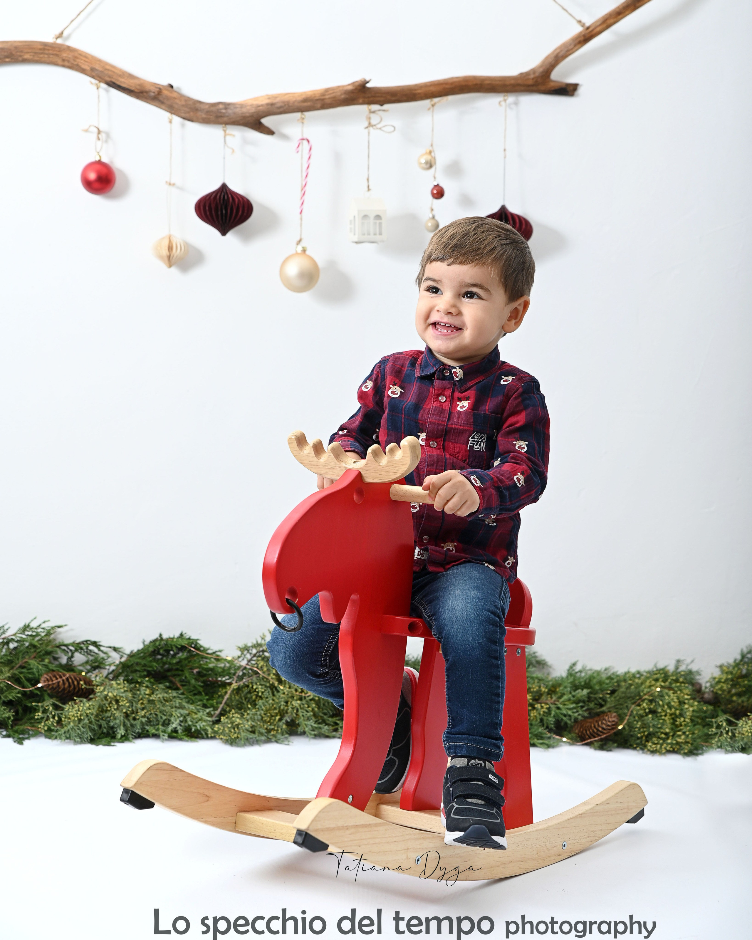 Mini sessioni «Cartolina di Natale». Lo specchio del tempo photography