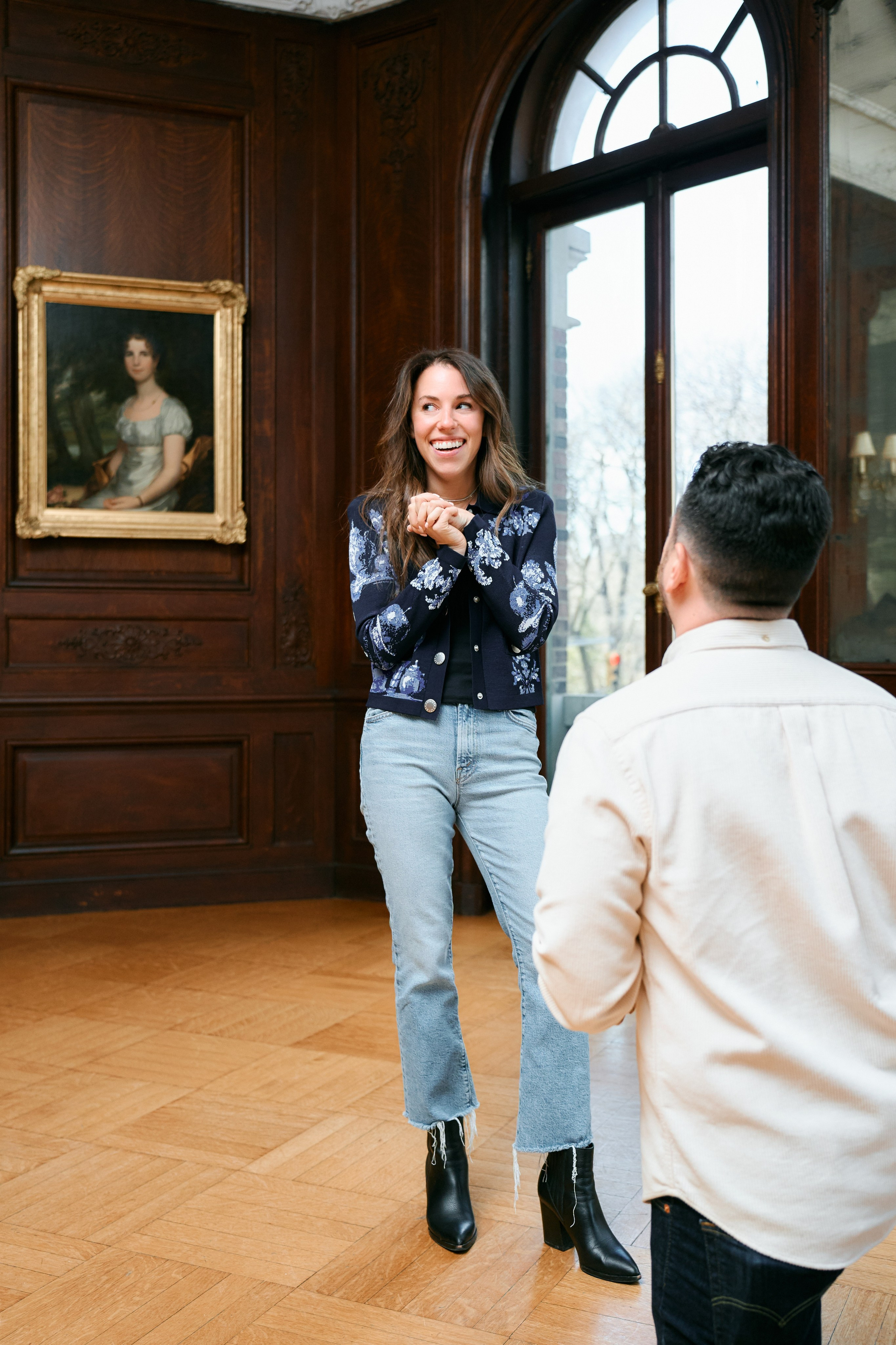 Surprise Proposal in New York. Professional Wedding and event photographer USA New York