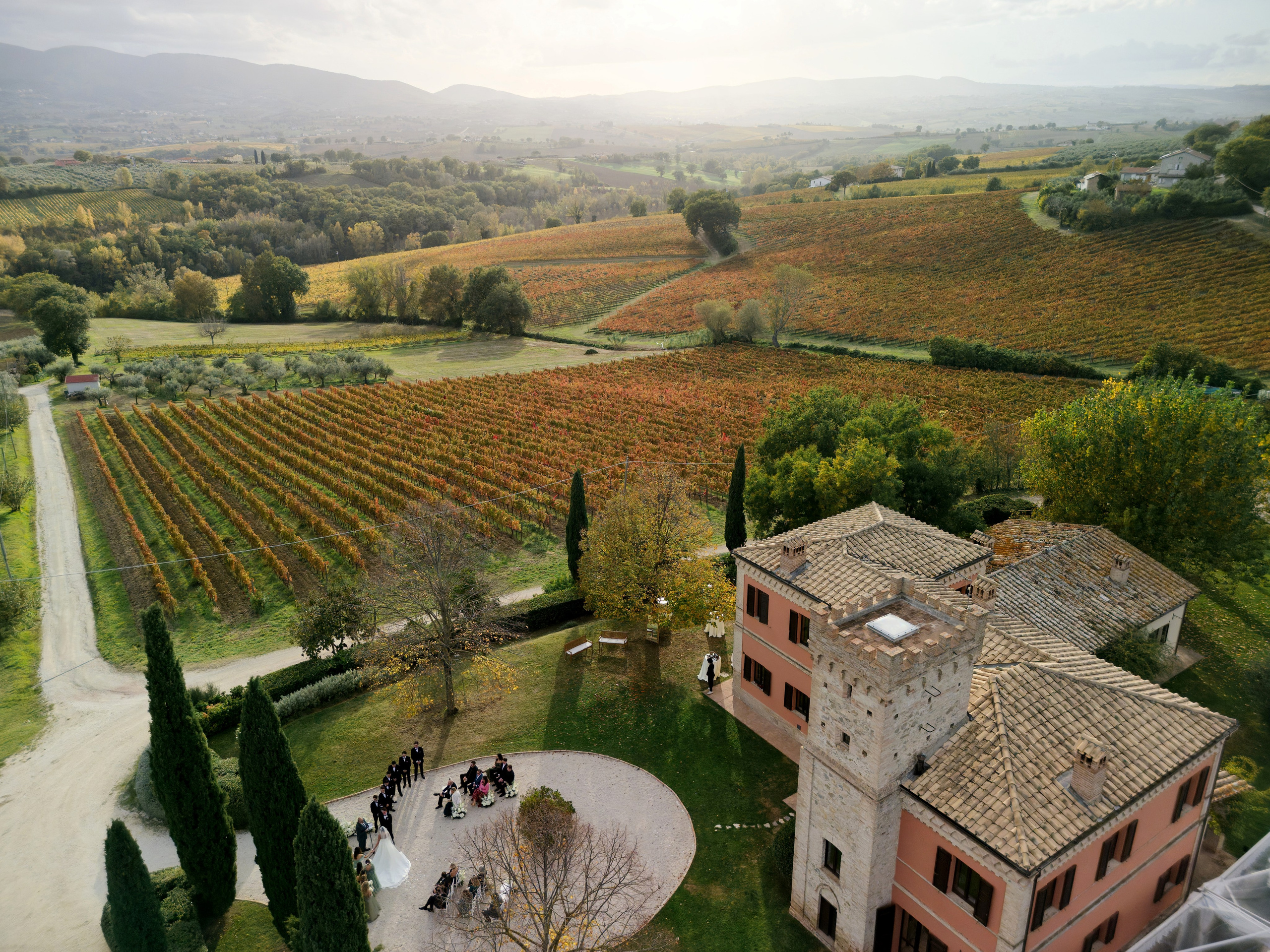 Wedding at Fonte Sala, Umbria