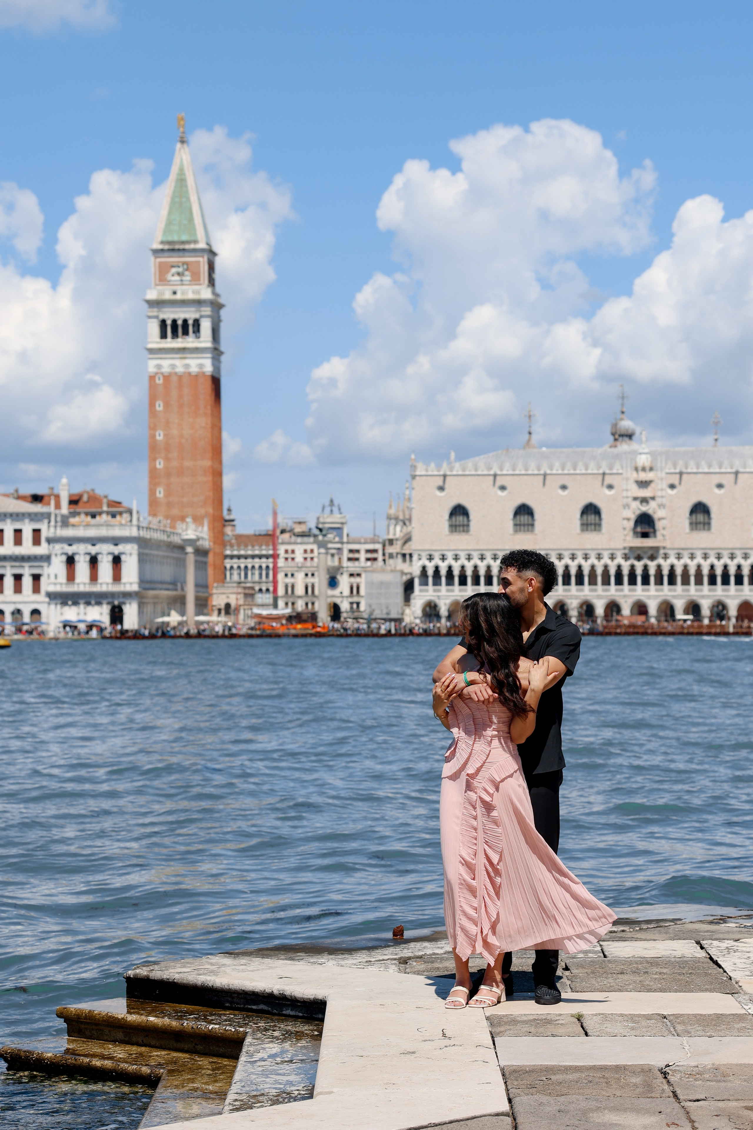 Authentic emotional proposal photography in Venice