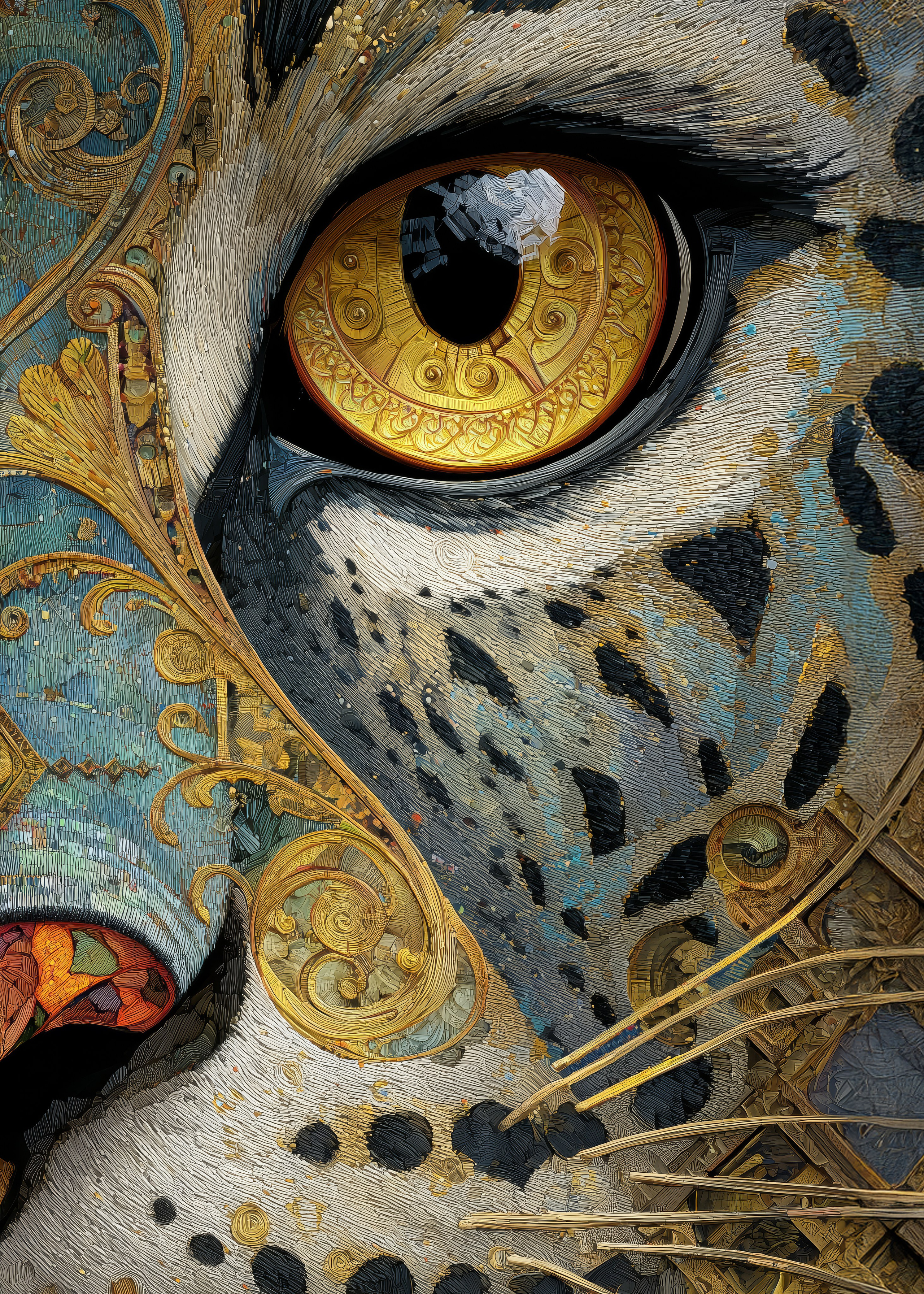 Eyes of the Guardians. Lolly Shine. Contemporary digital artist