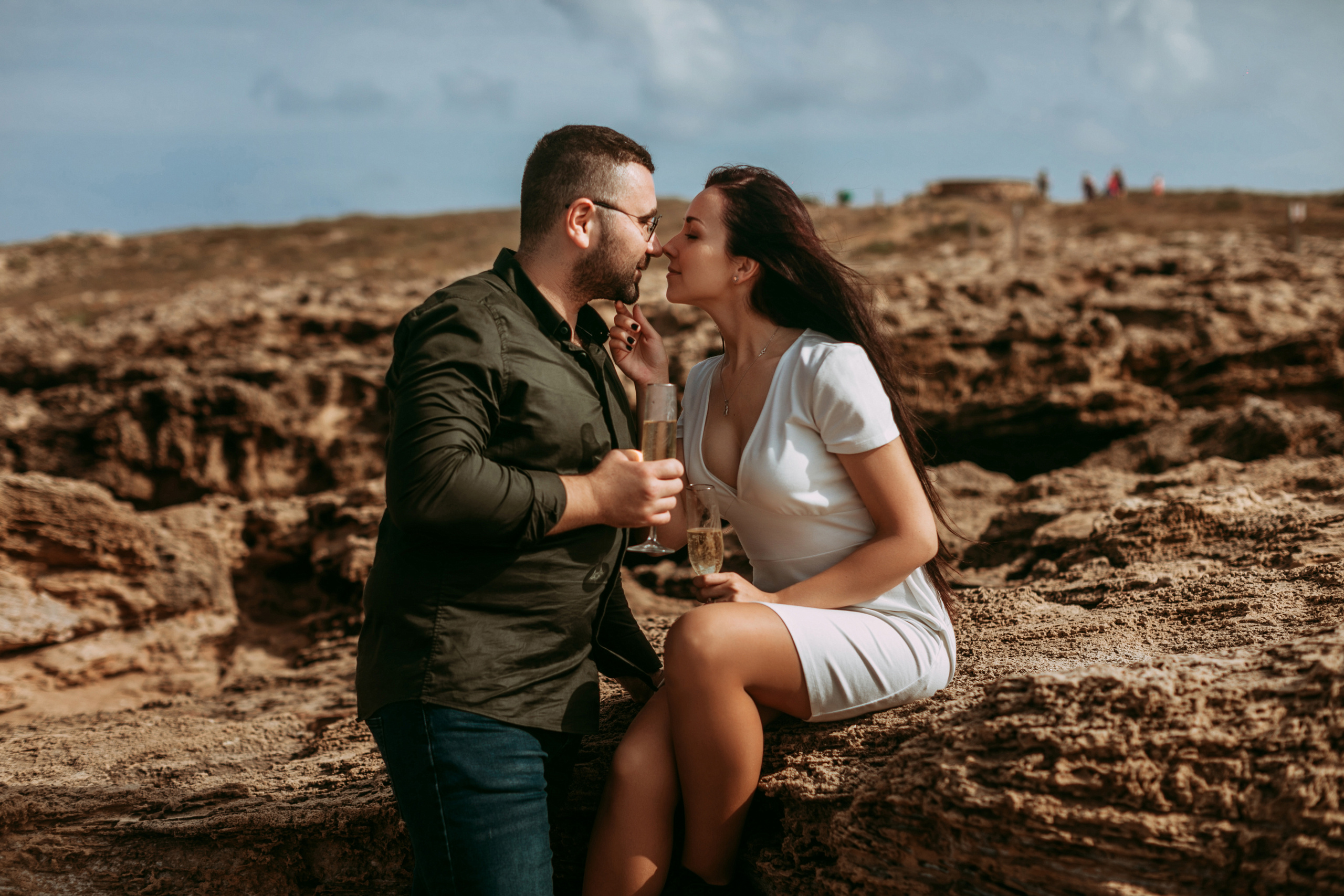 Love Story at Hof HaBonim Beach, Israel. George TLV — профессиональный фотограф и ретушёр, Израиль / Profession