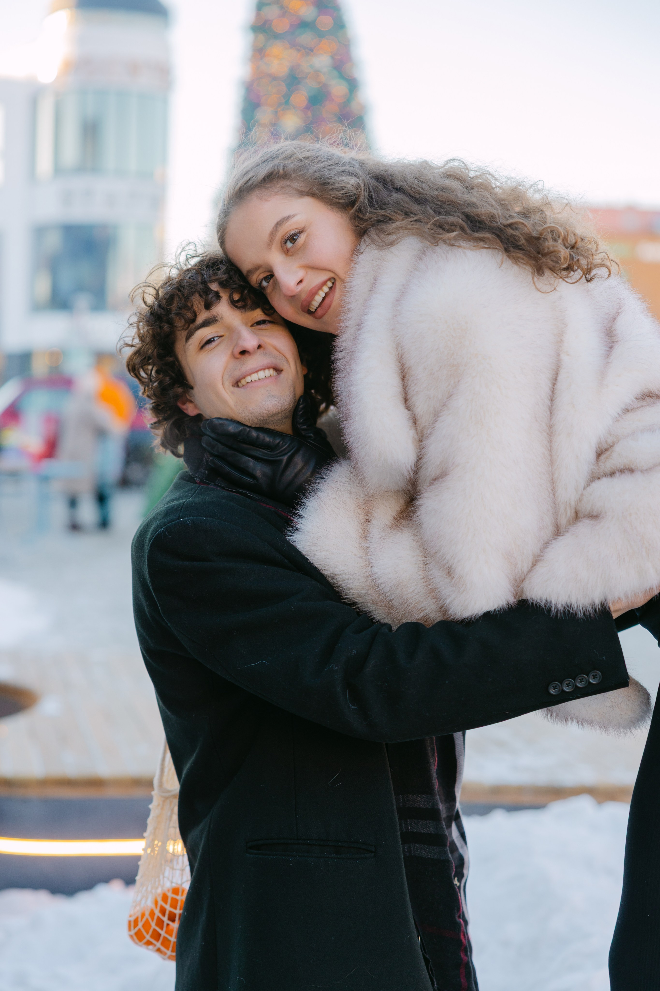 Christmas magic together. Home