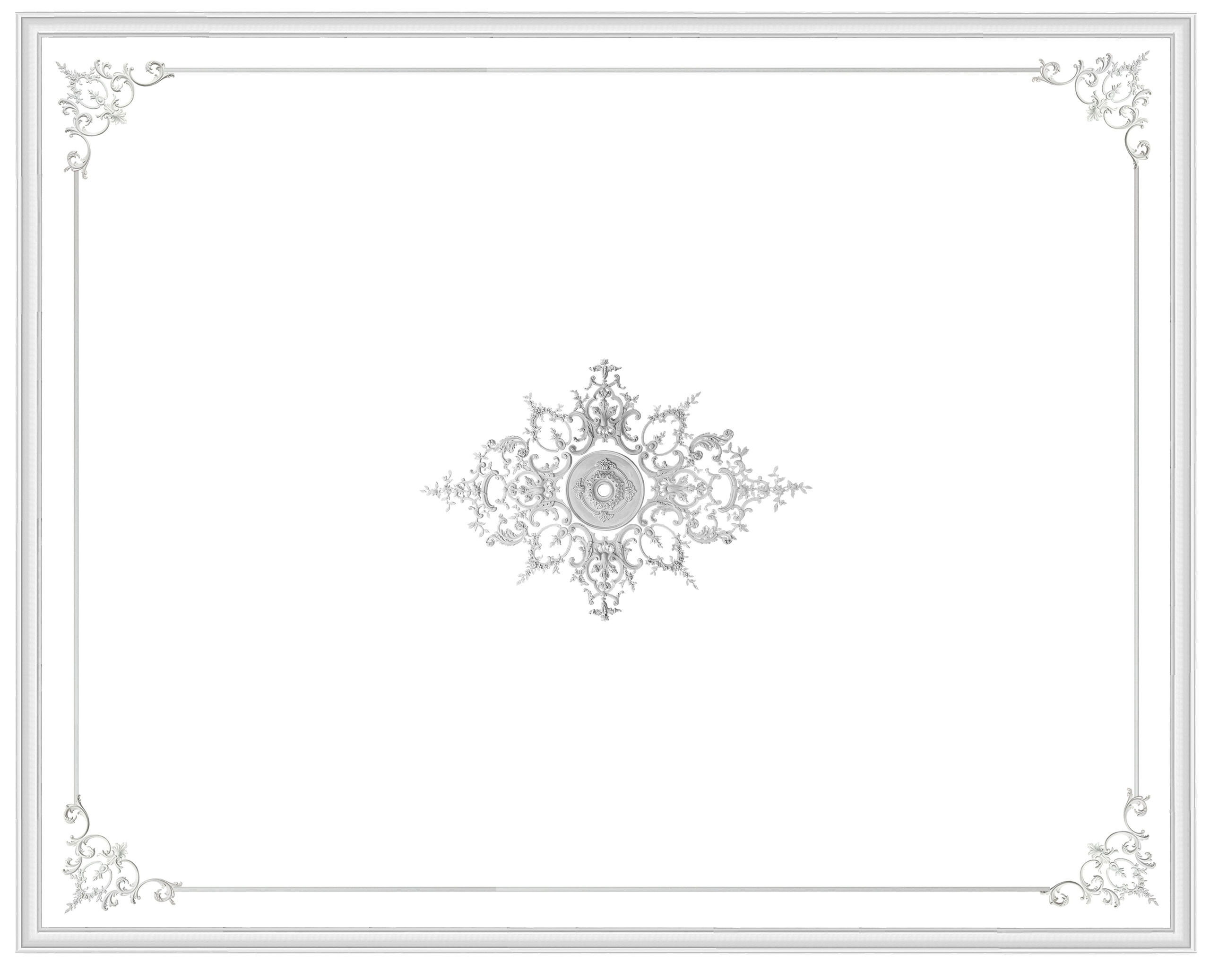 Ceilings. Plaster molding